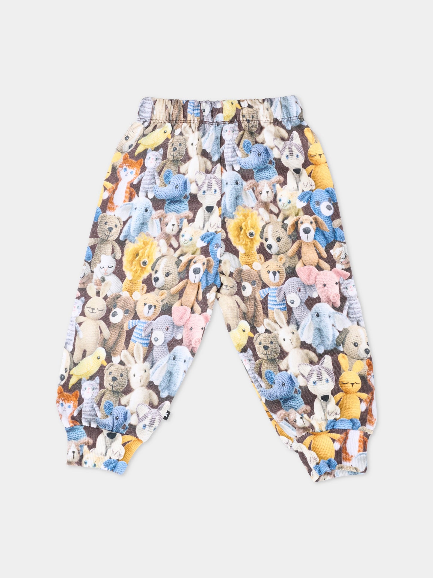 Pantaloni Simeon multicolor per neoanti con peluche,Molo,6W25I209 9423