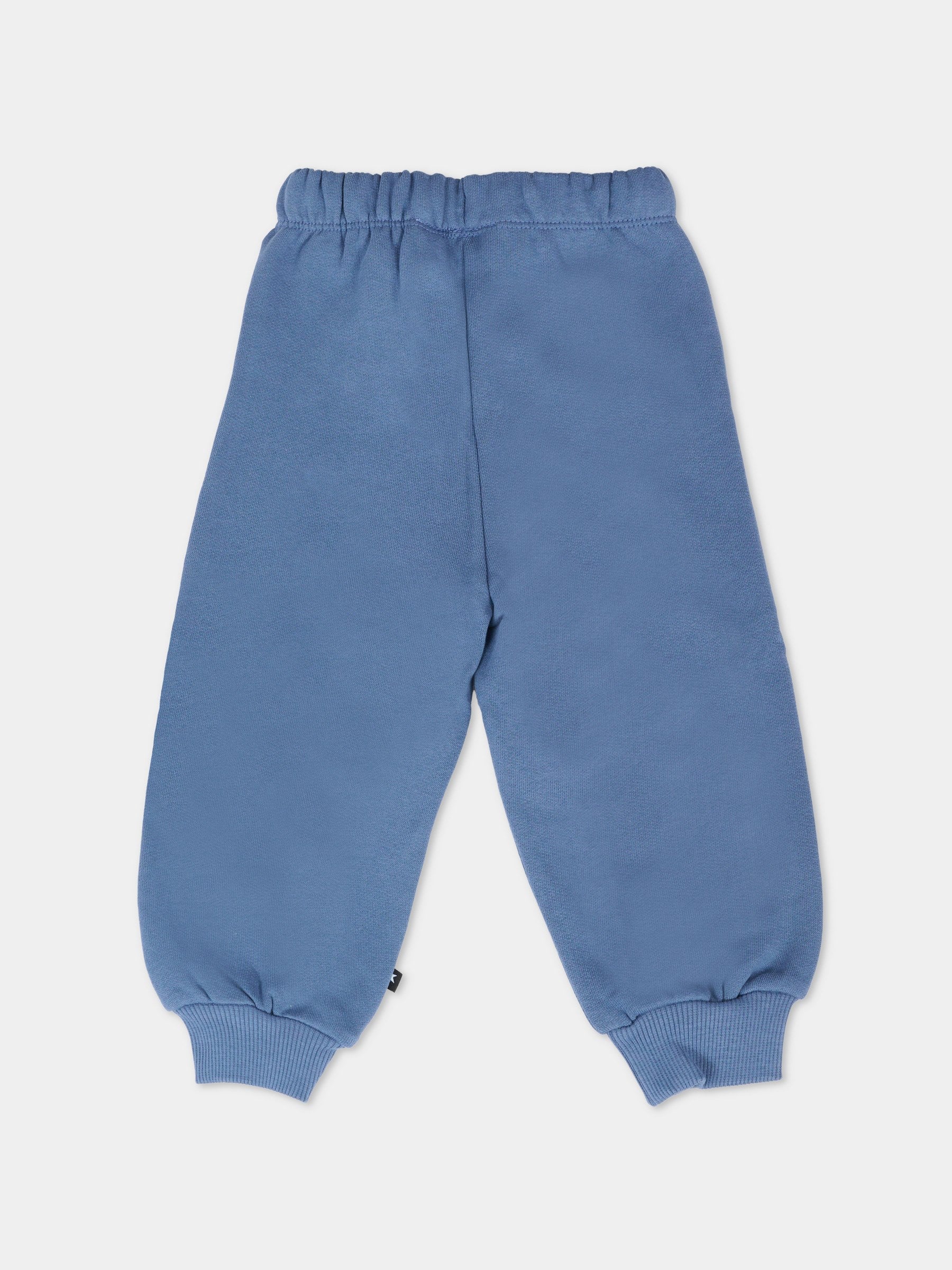 Pantaloni Simeon blu per neonato con orso,Molo,6W25I215 5191