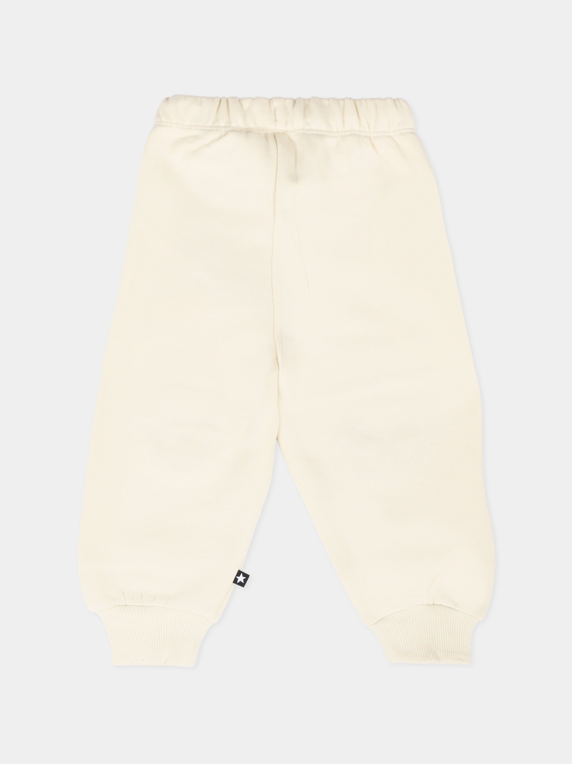 Pantaloni Simeon avorio per neonati con orso,Molo,6W25I215 8955