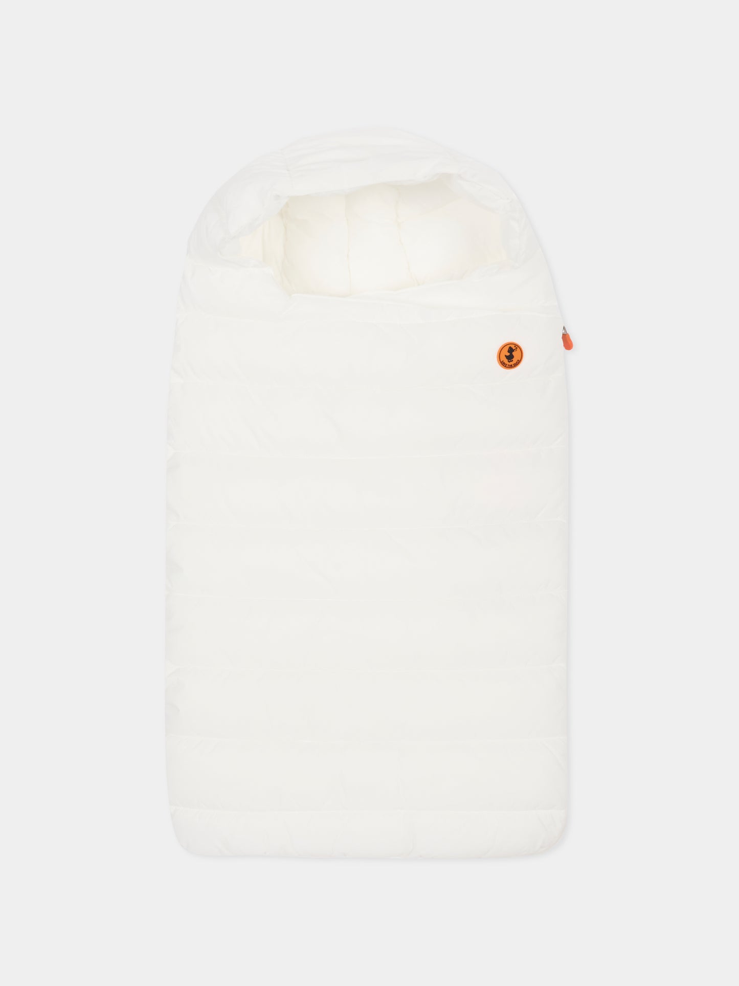 Sacco nanna May bianco per neonati con logo,Save The Duck Kids,I30001X GIGA21 00002