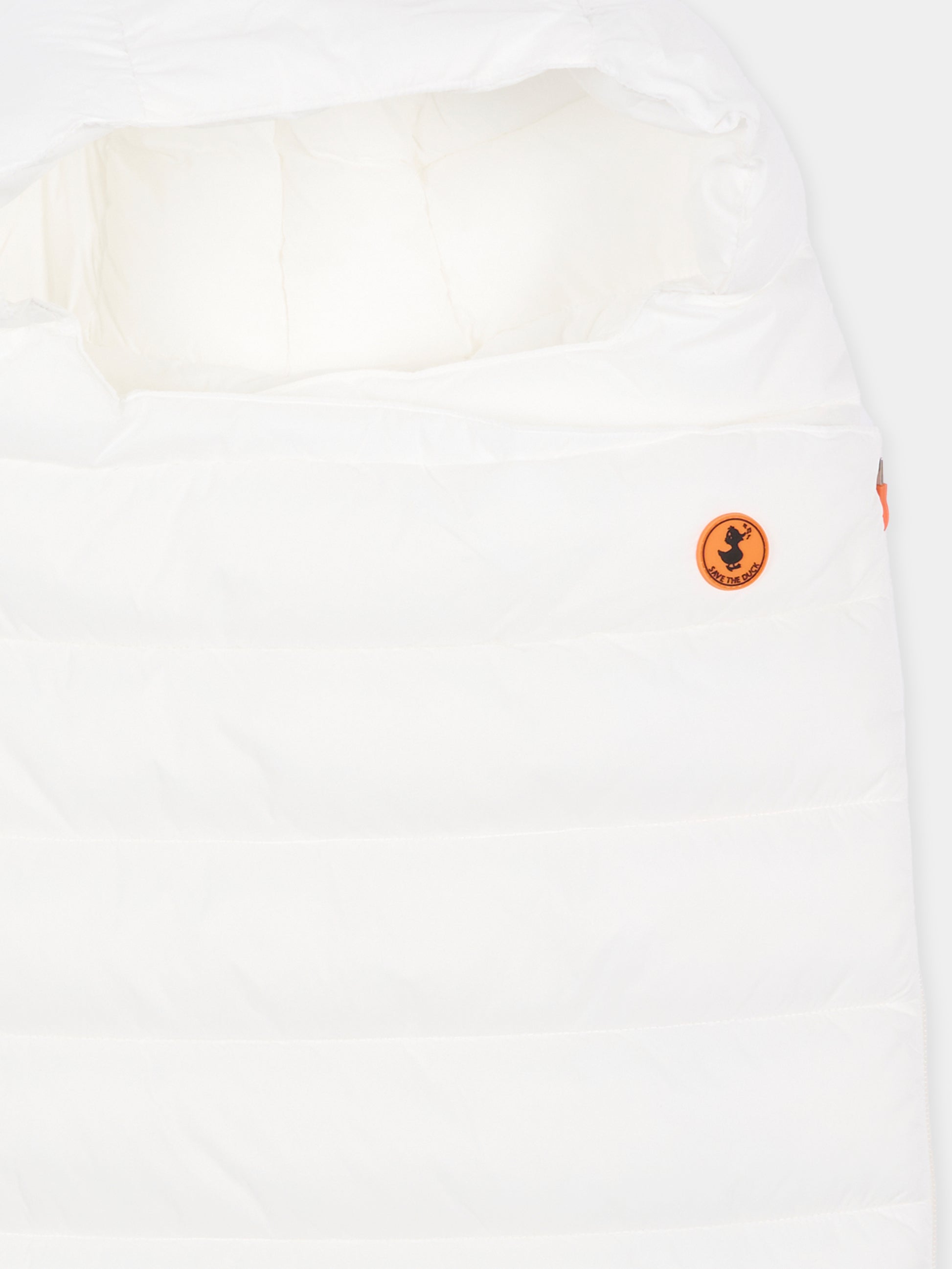 Sacco nanna May bianco per neonati con logo,Save The Duck Kids,I30001X GIGA21 00002