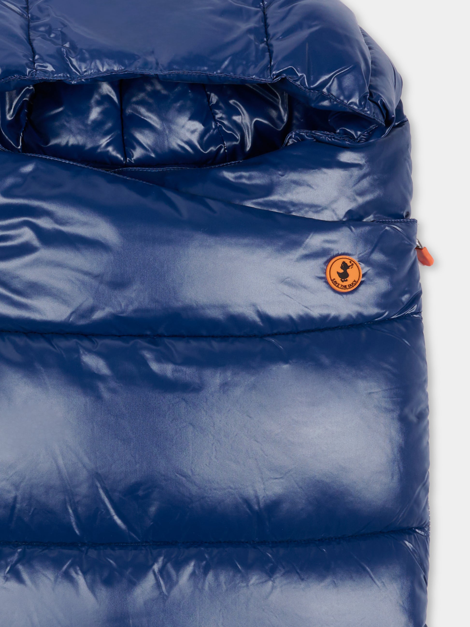 Sacco nanna Kay blu per neonato con logo,Save The Duck Kids,I30001X LOVE21 90044