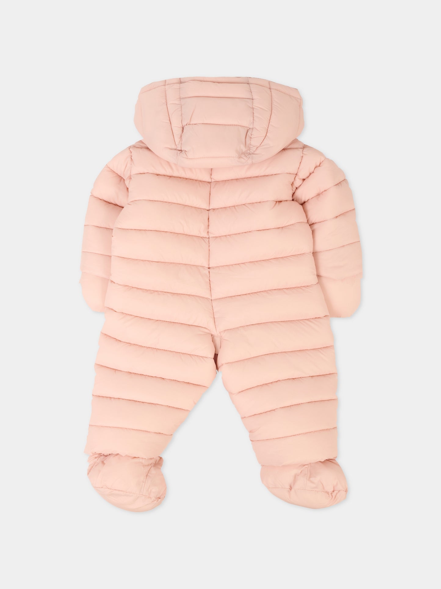 Piumino Storm rosa per neonata con logo,Save The Duck Kids,I30002X GIGA21 80007