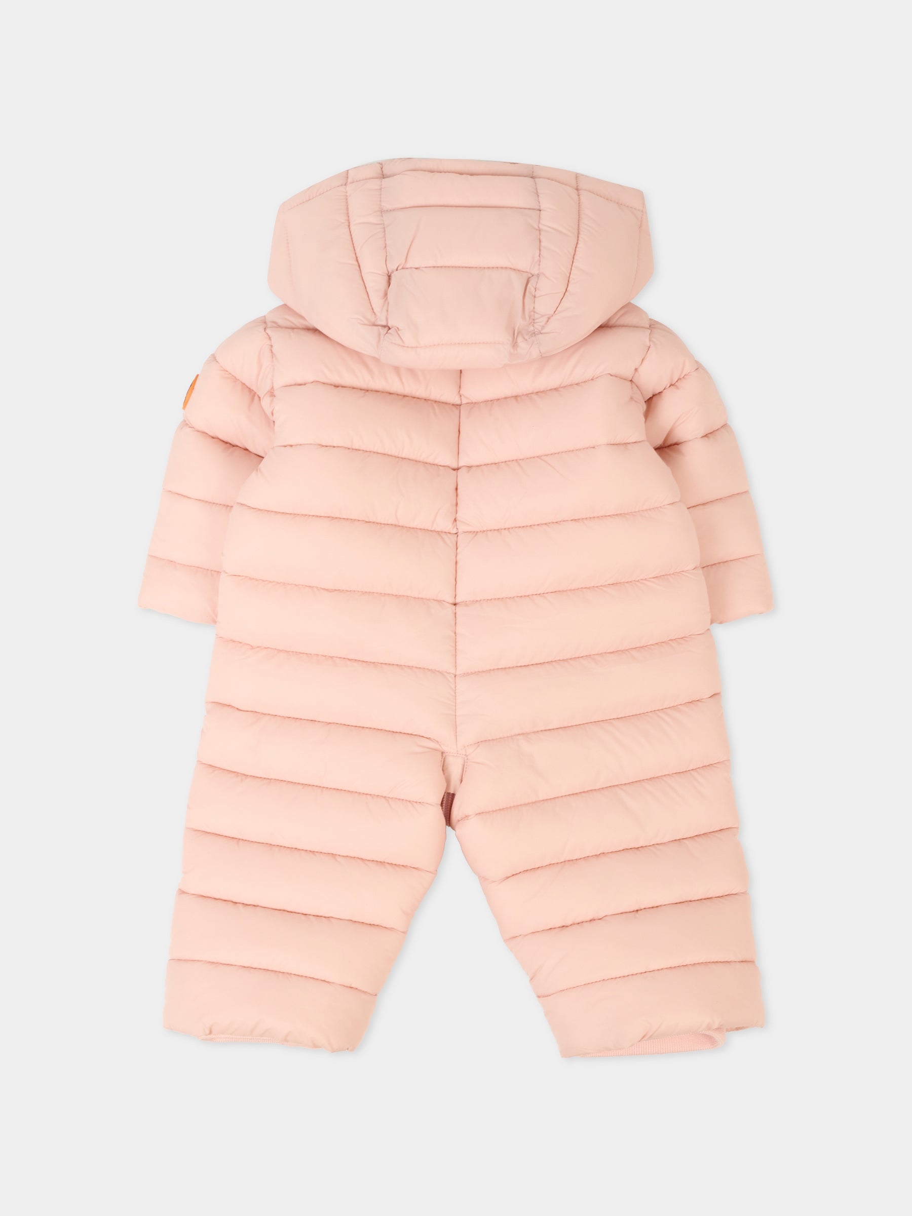 Piumino Storm rosa per neonata con logo,Save The Duck Kids,I30002X GIGA21 80007