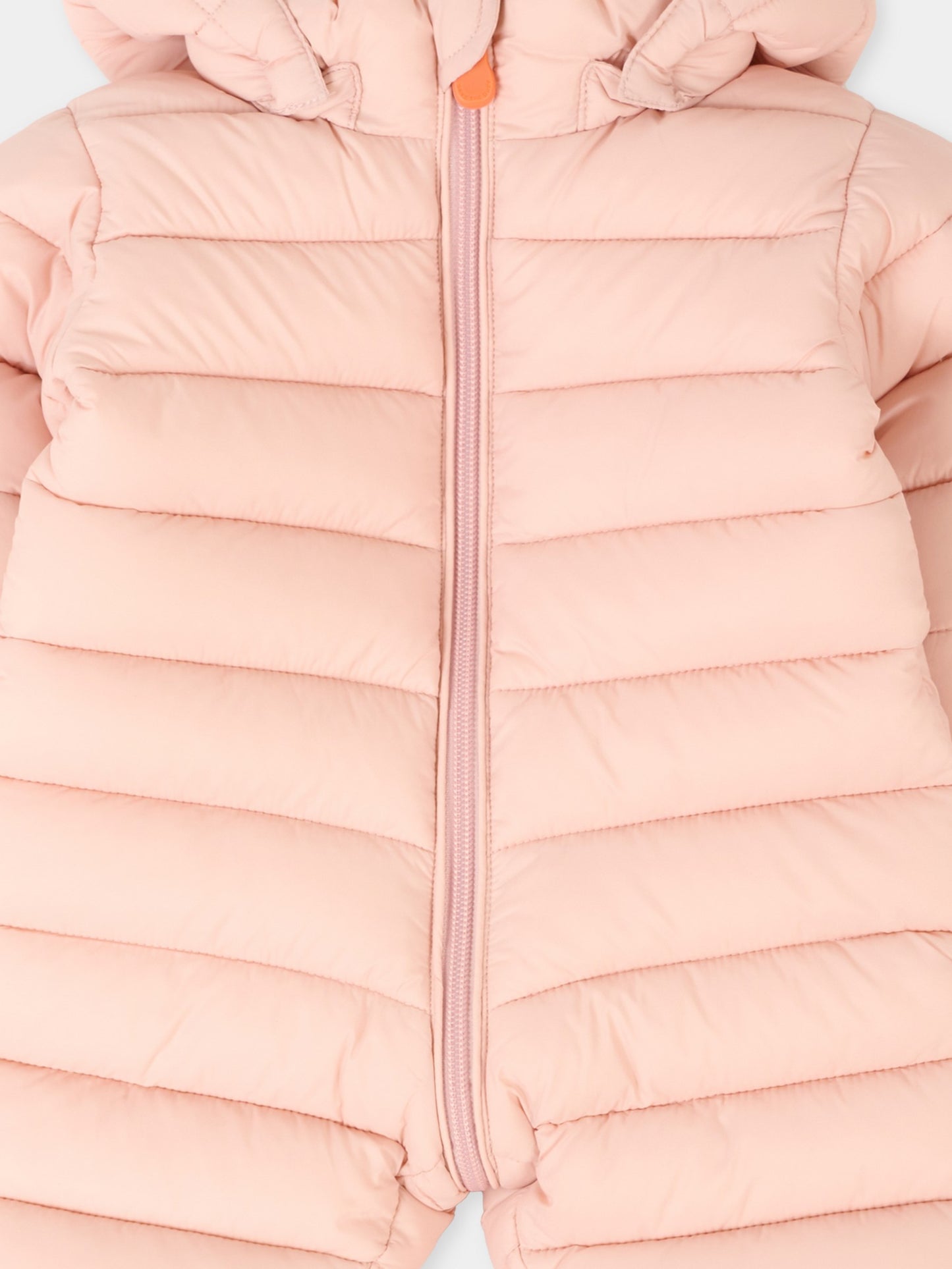 Piumino Storm rosa per neonata con logo,Save The Duck Kids,I30002X GIGA21 80007