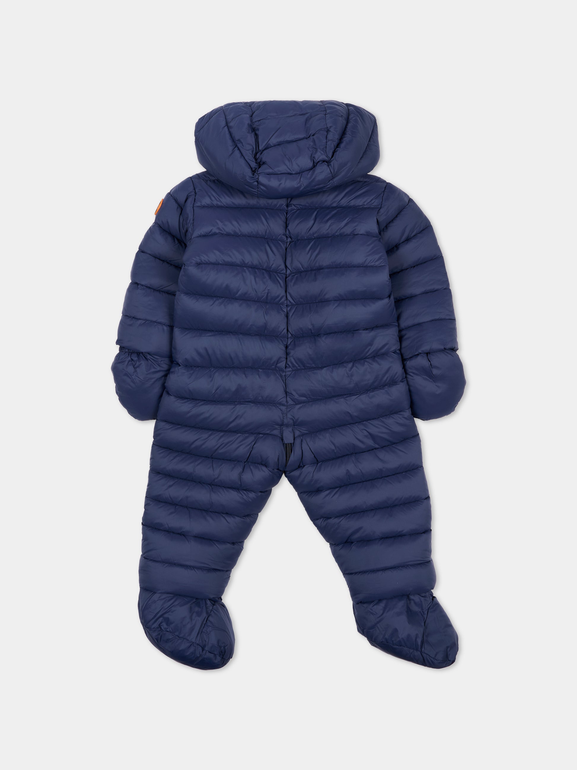 Piumino Storm blu per neonato con logo,Save The Duck Kids,I30002X GIGA21 90000