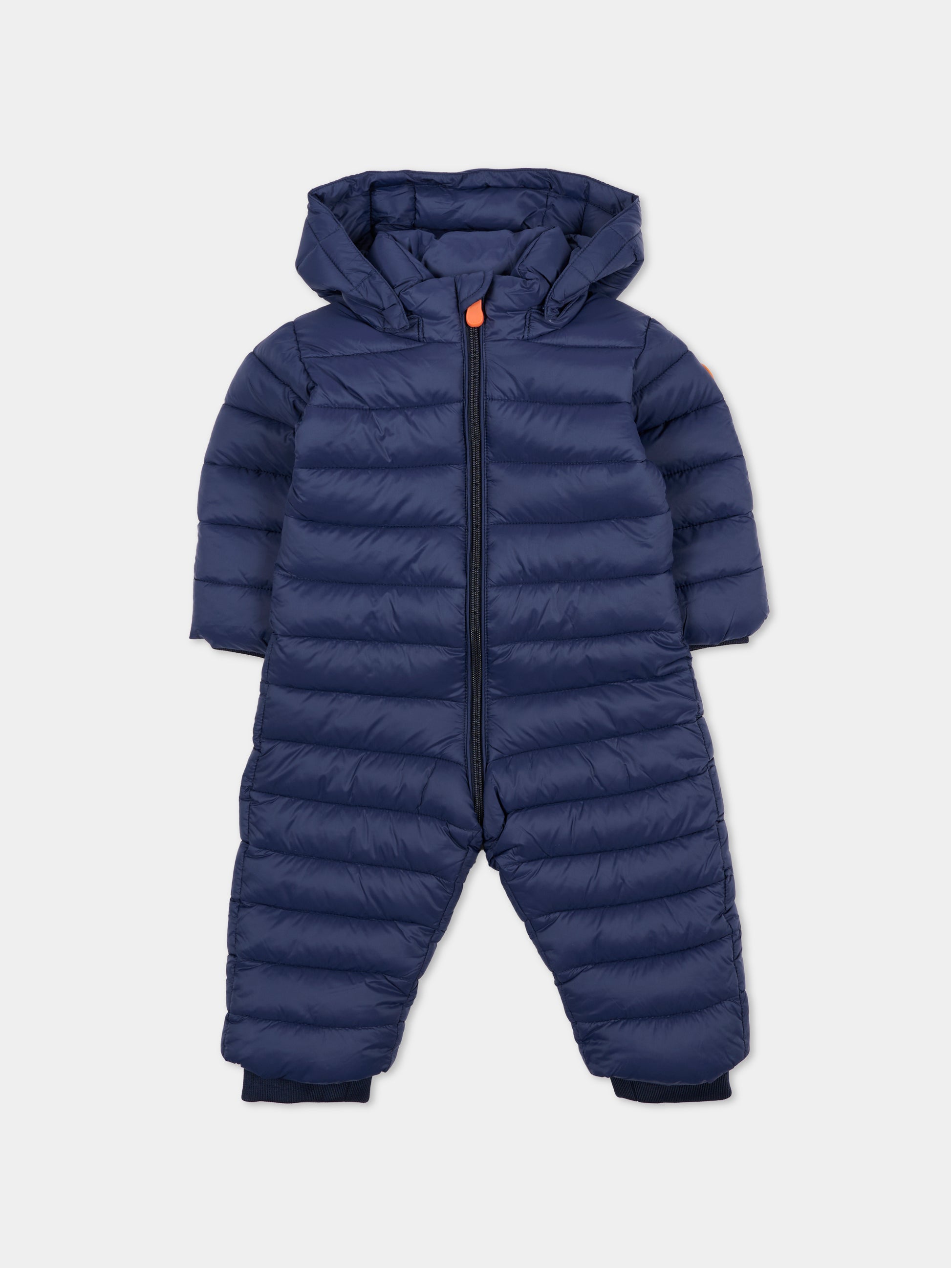 Piumino Storm blu per neonato con logo,Save The Duck Kids,I30002X GIGA21 90000