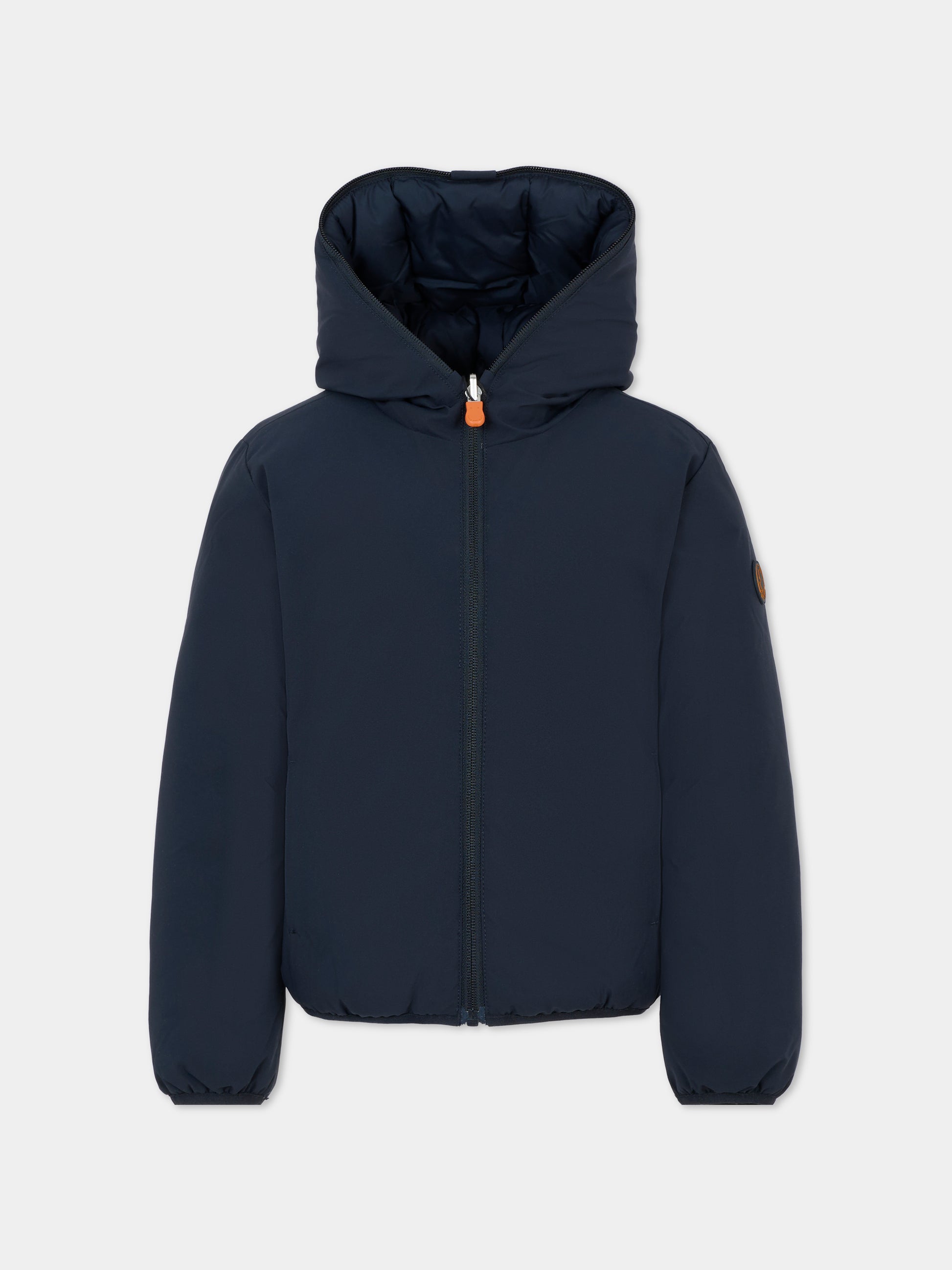 Piumino Oliver blu reversibile per bambino,Save The Duck Kids,J33600B MATT21 90010