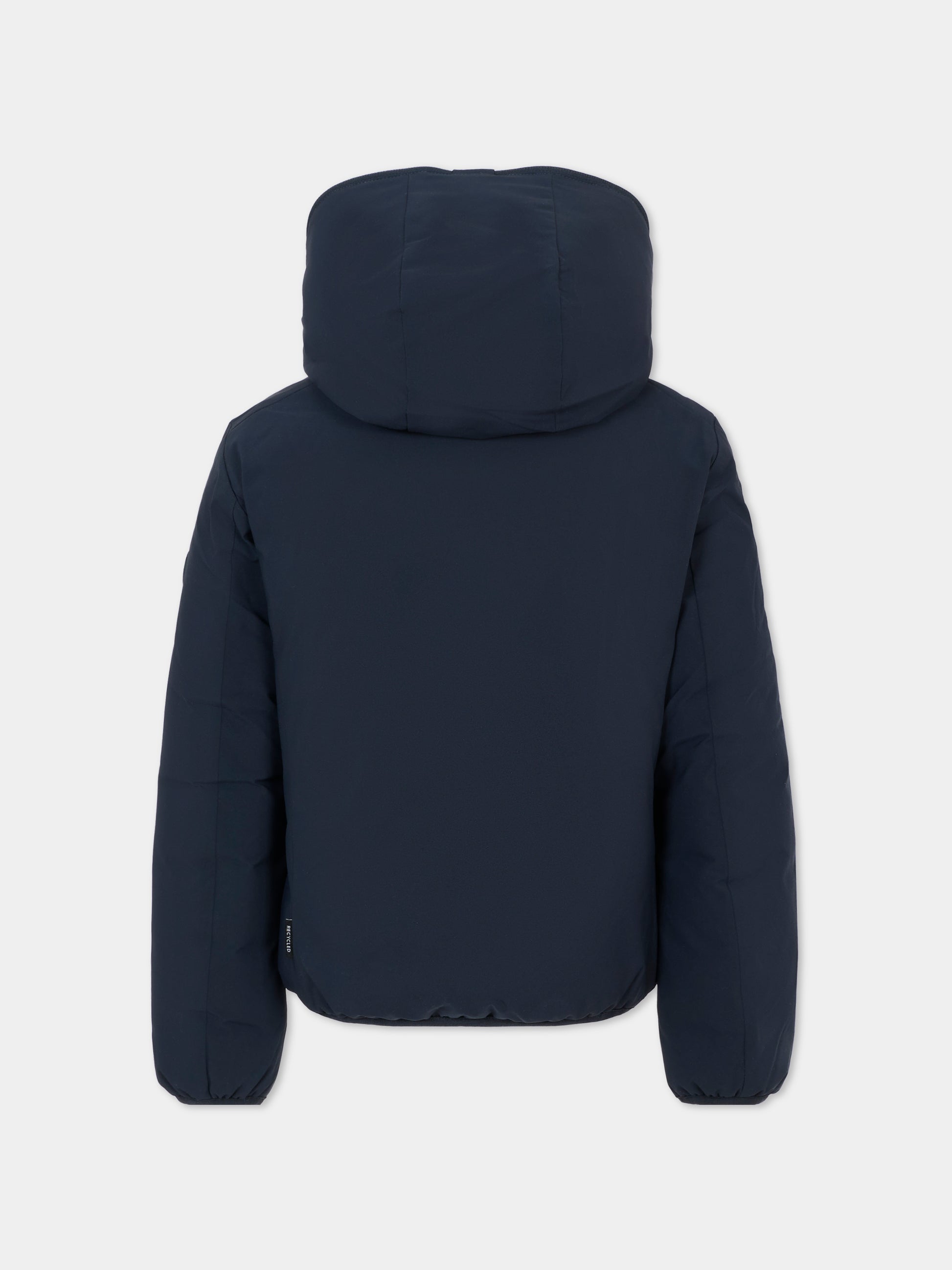 Piumino Oliver blu reversibile per bambino,Save The Duck Kids,J33600B MATT21 90010