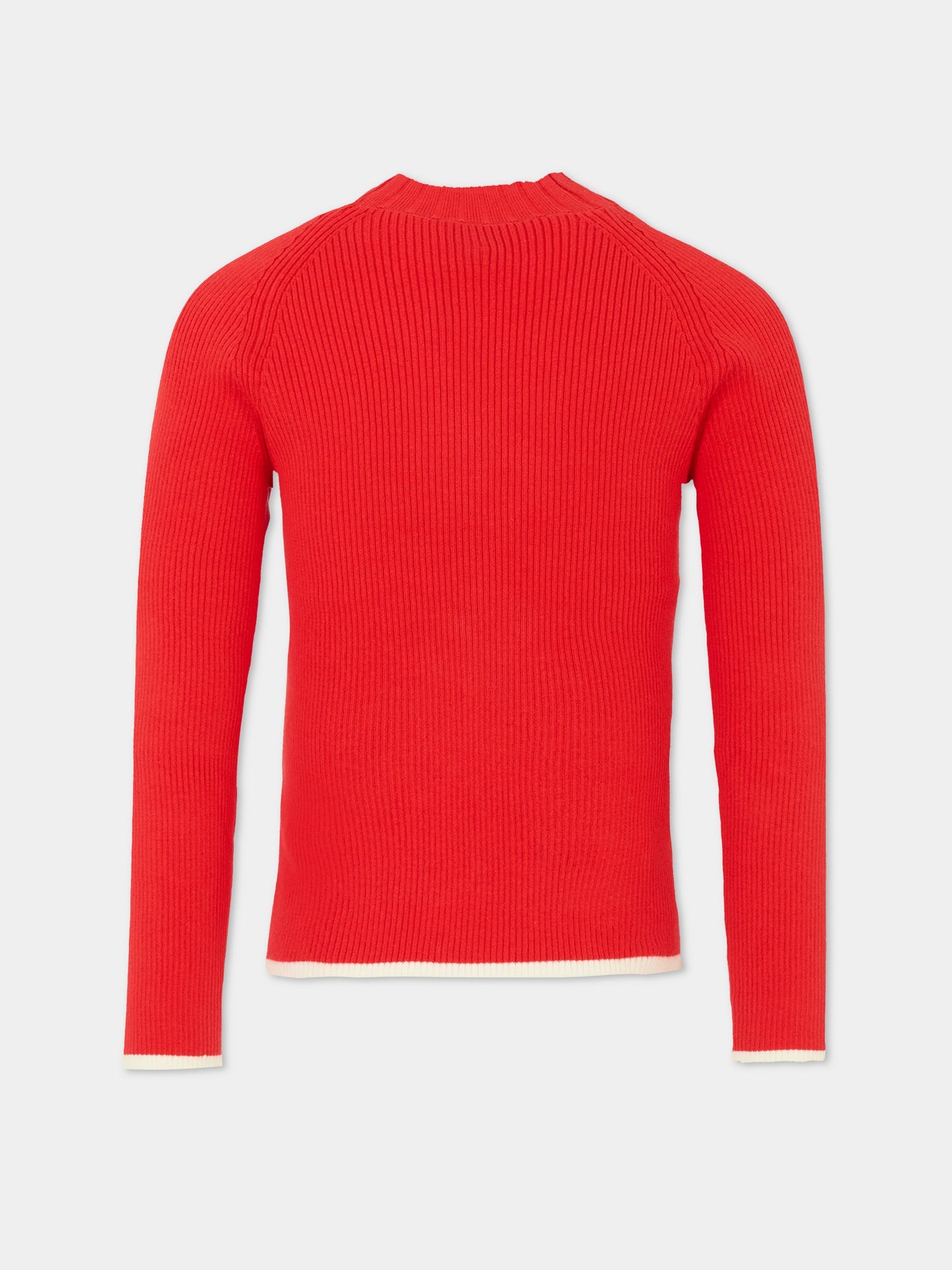 Maglione rosso per bambina con logo,Sonia Rykiel Paris,A00342 97E