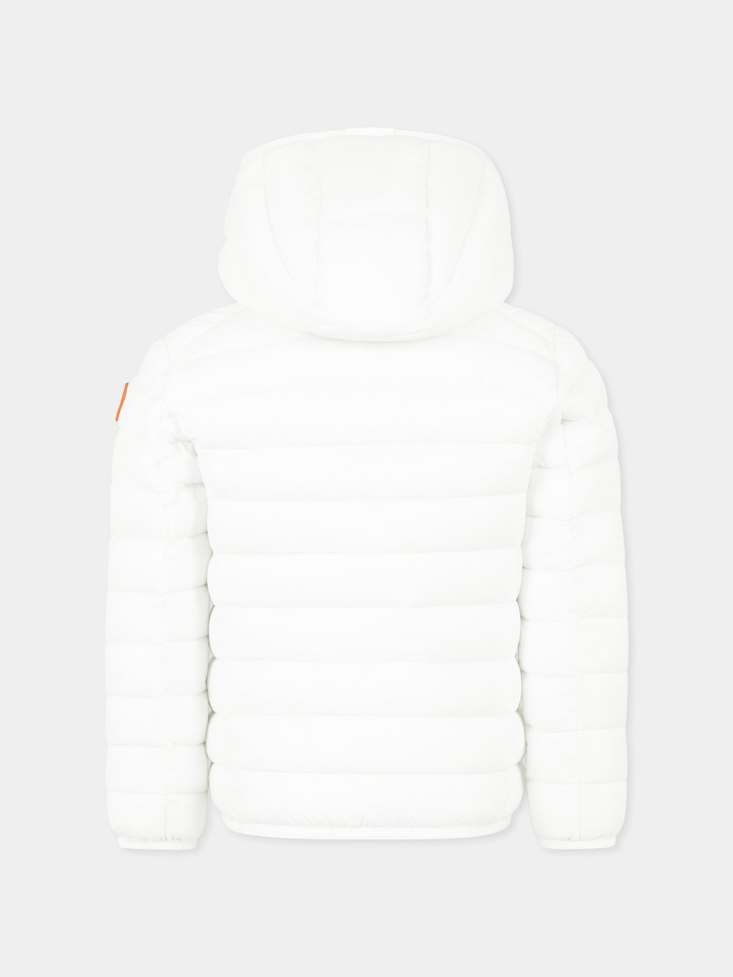Piumino Lily bianco per bambina con logo,Save The Duck Kids,J32310G GIGA19 00002