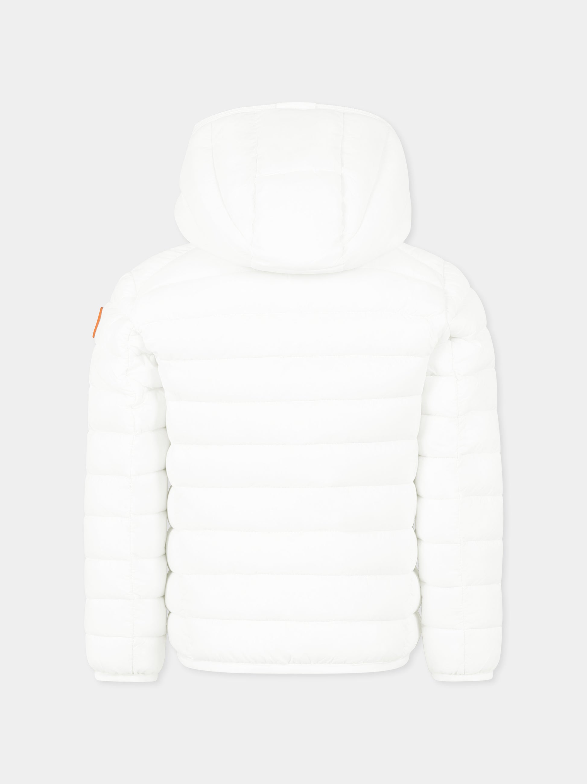 Piumino Lily bianco per bambina con logo,Save The Duck Kids,J32310G GIGA19 00002