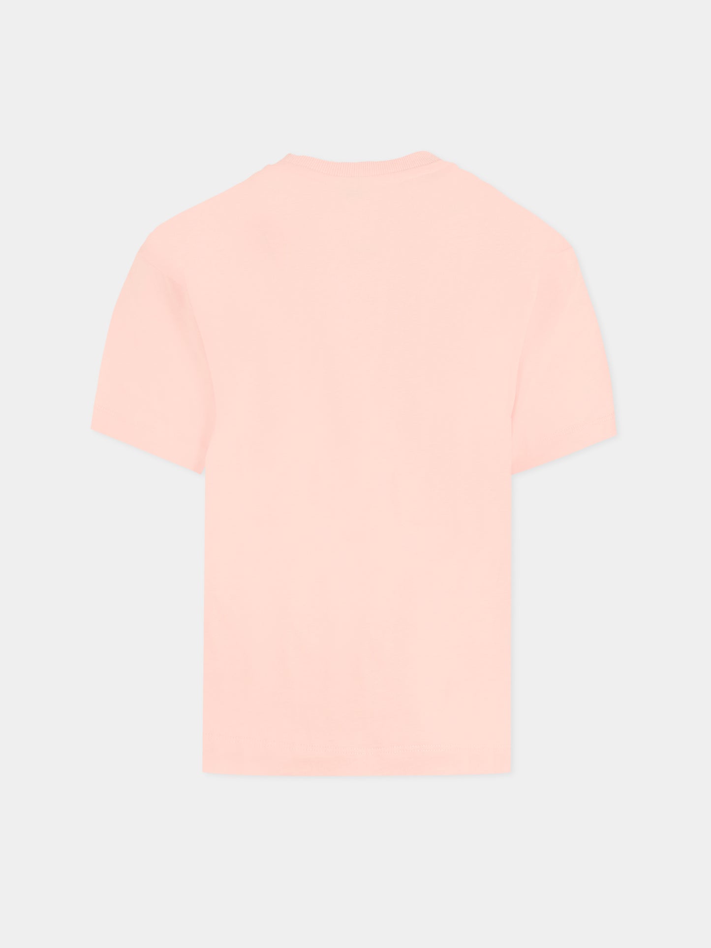 T-shirt rosa per bambina con Teddy Bear,Moschino Kids,HMM05G LAA10 50209