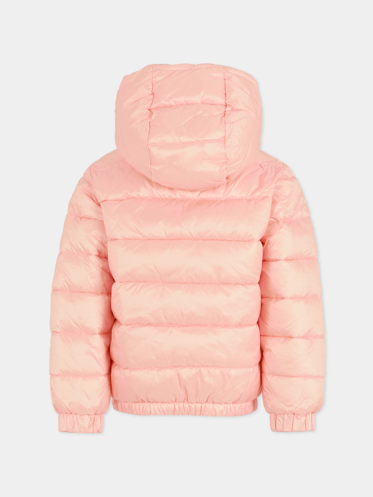Piumino rosa per bambina con Teddy Bear,Moschino Kids,HUS05F L3A32 50209