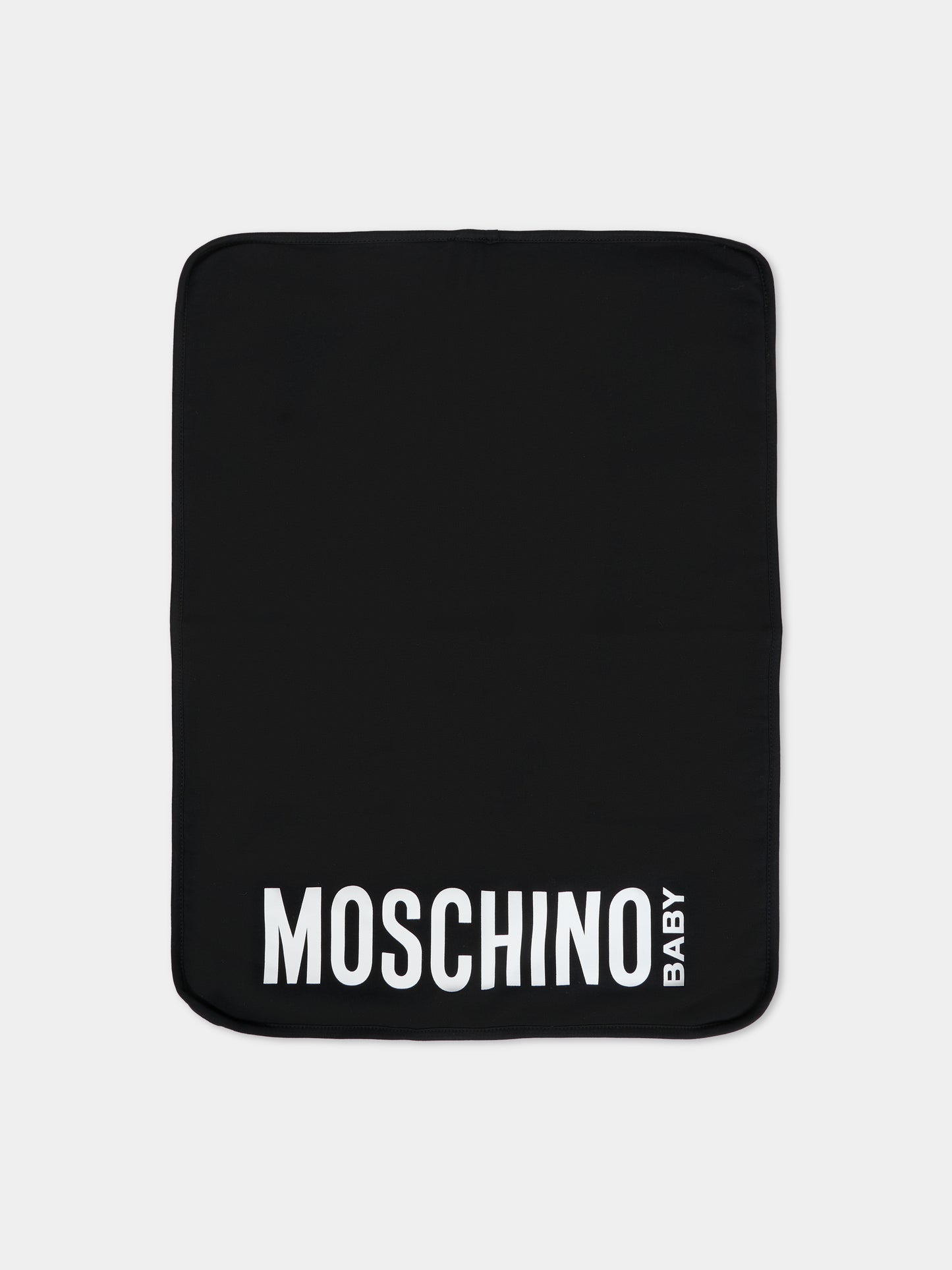 Borsa mamma nera per neonati con Teddy Bear,Moschino Kids,MMX04K L3A89 60100