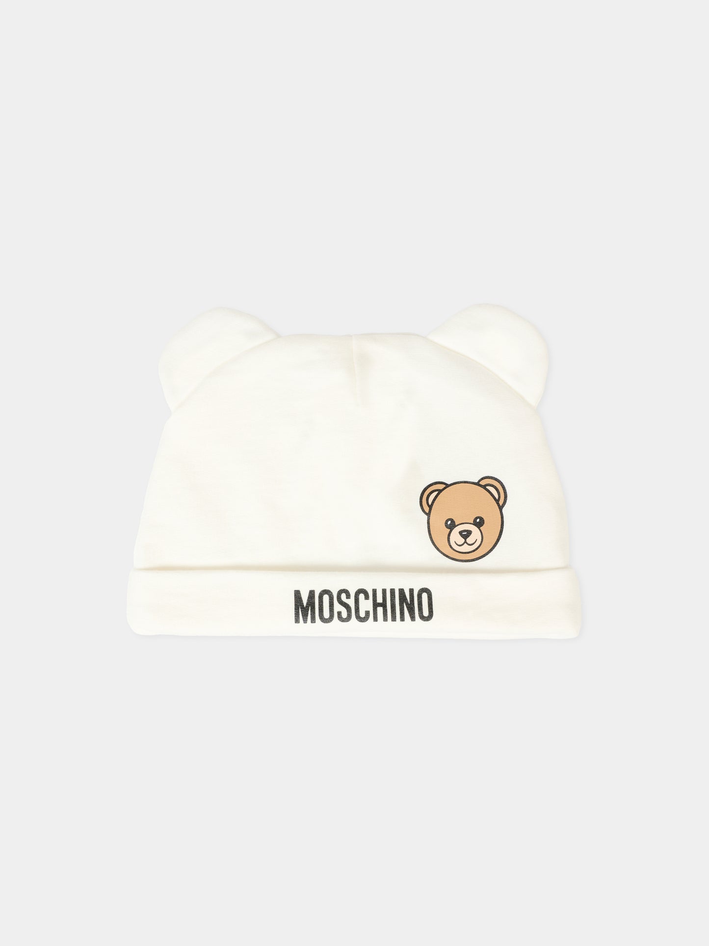 Set tutine avorio per neonati con Teddy Bear,Moschino Kids,MMY08B LCA40 10063