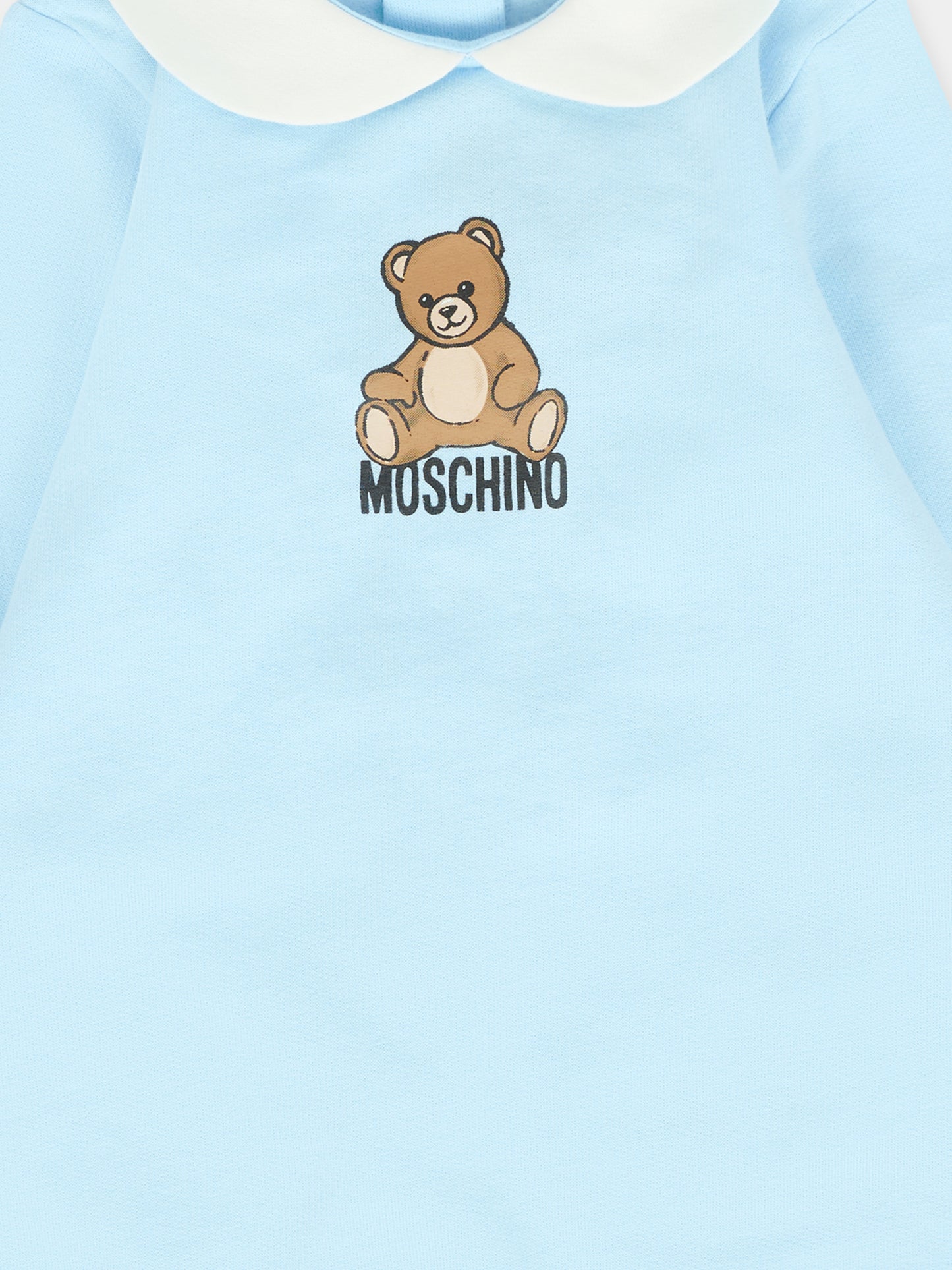 Tutina celeste per neonato con Teddy Bear,Moschino Kids,MUT04I LCA40 40304