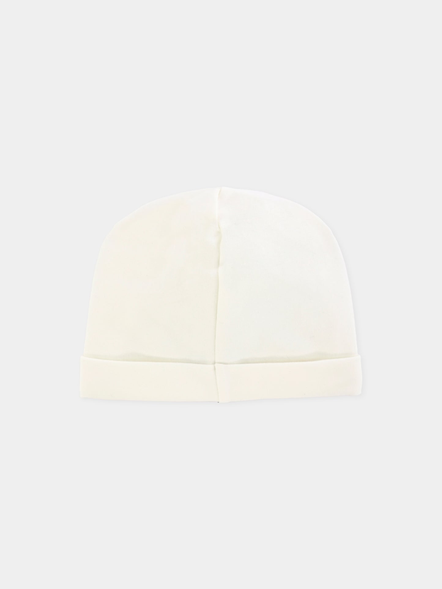 Berretto avorio per neonati con Teddy Bear,Moschino Kids,MXX031 LDA17 10063