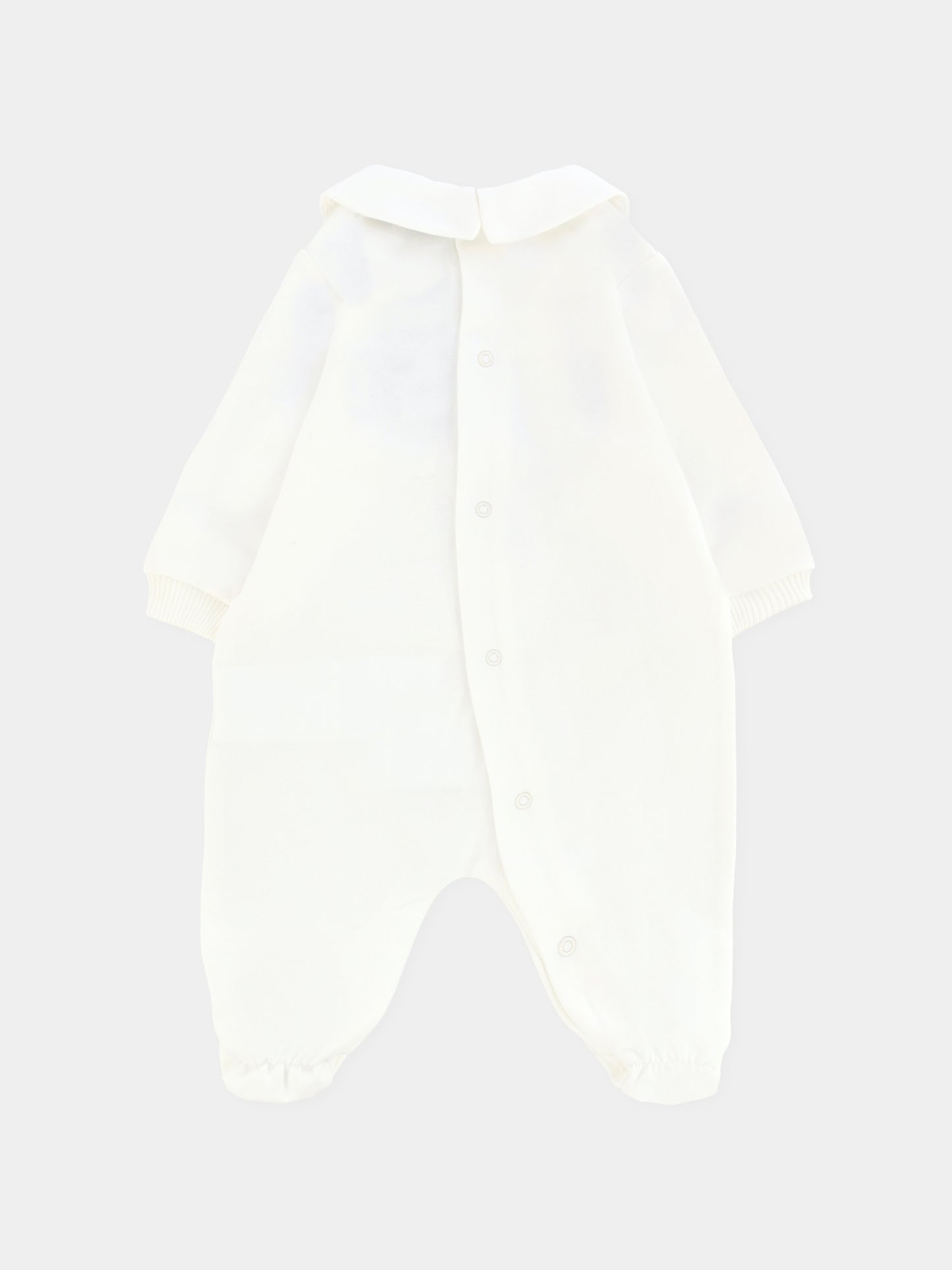 Tutina avorio per neonati con Teddy Bear,Moschino Kids,MXY037 LCA40 10063