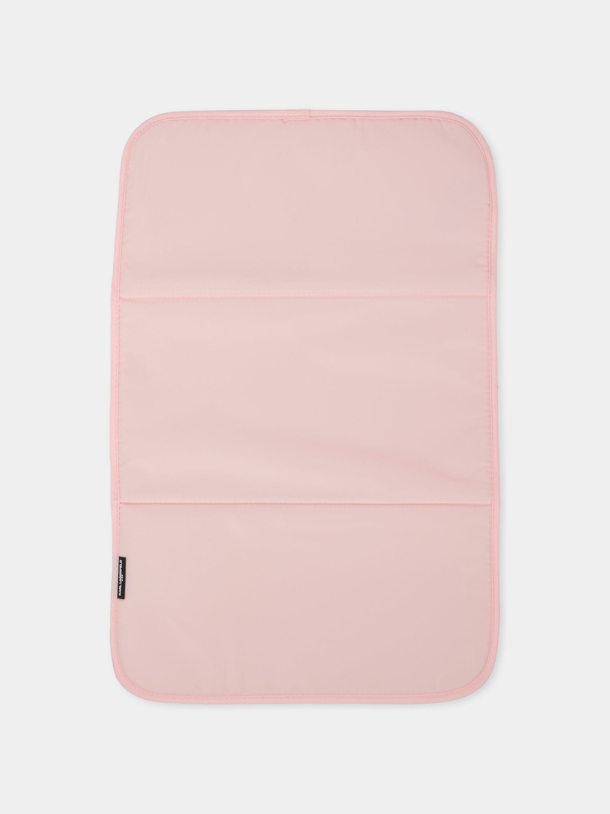 Borsa mamma rosa per neonata con Choupette e logo,Karl Lagerfeld Kids,Z30999 45S