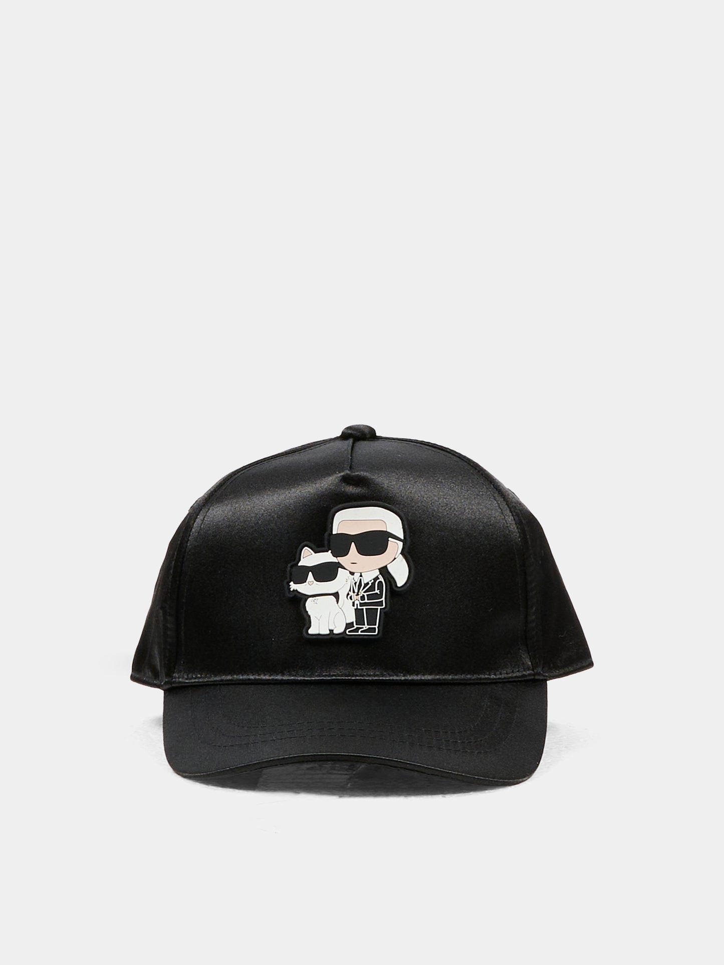 Cappello nero per bambina con Choupette e Karl Lagerfeld,Karl Lagerfeld Kids,Z31009 09B