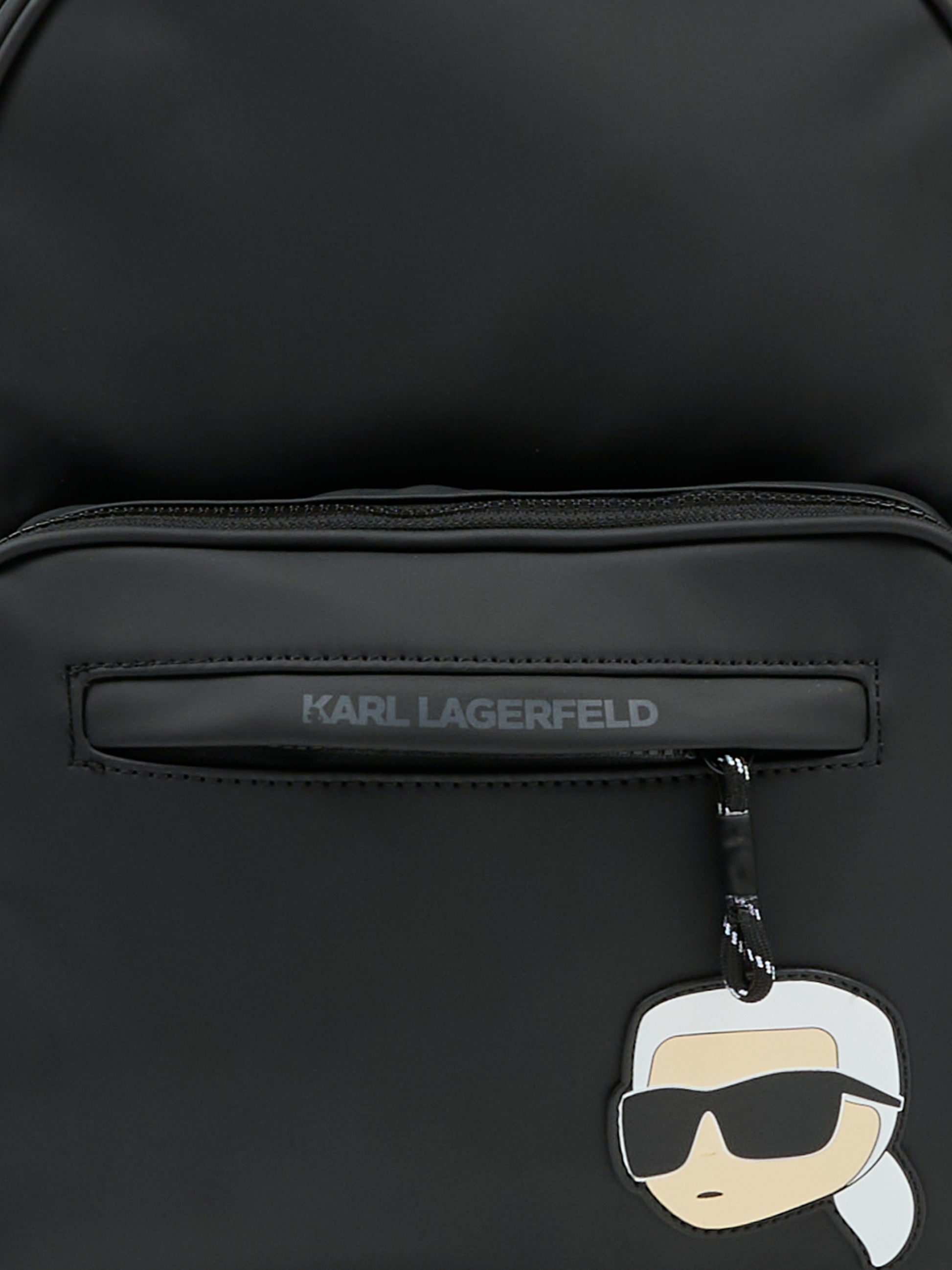 Zaino nero per bambino con Karl Lagerfeld,Karl Lagerfeld Kids,Z31027 09B