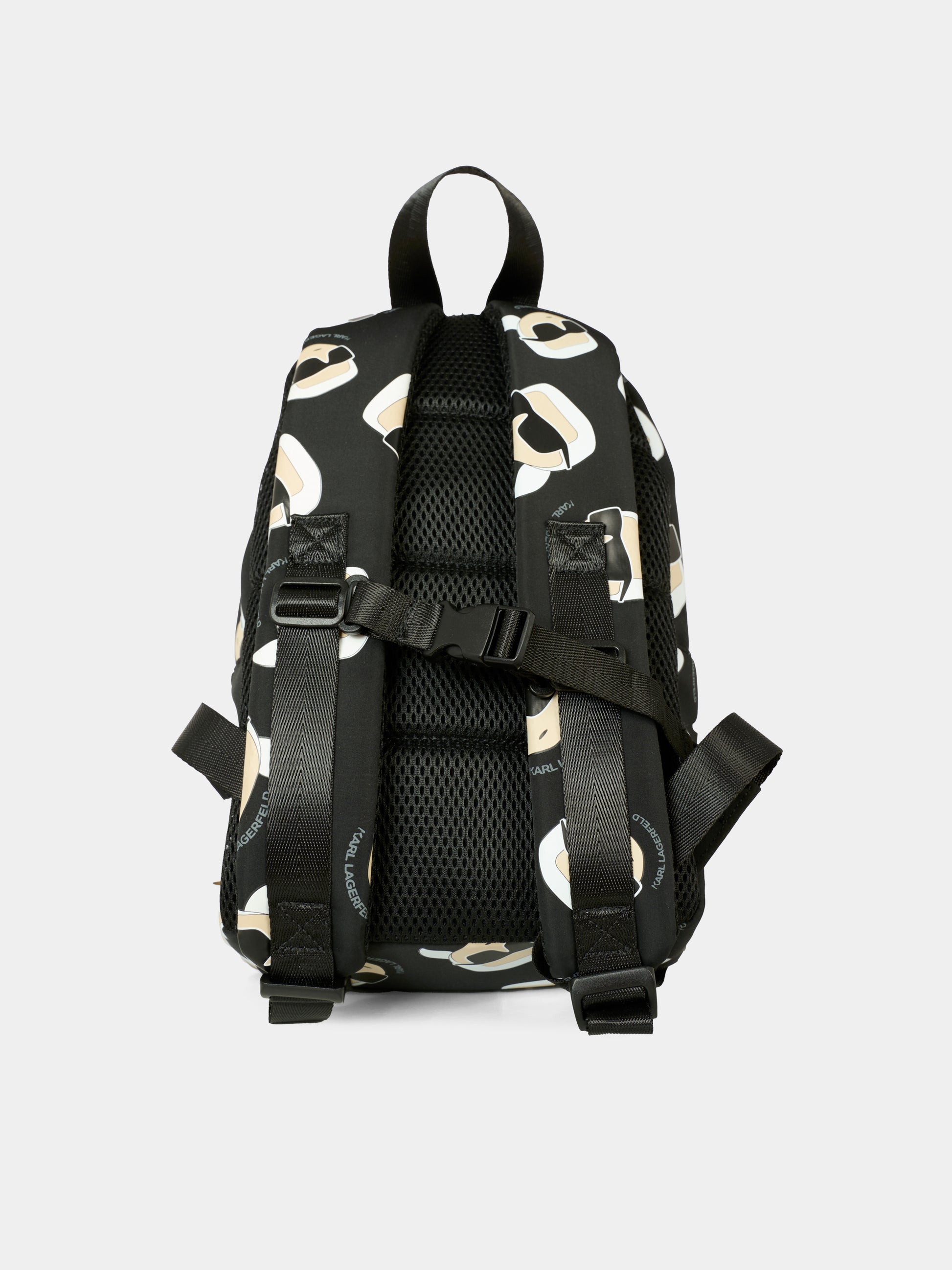 Zaino nero per neonati con Karl Lagerfeld,Karl Lagerfeld Kids,Z31037 09B