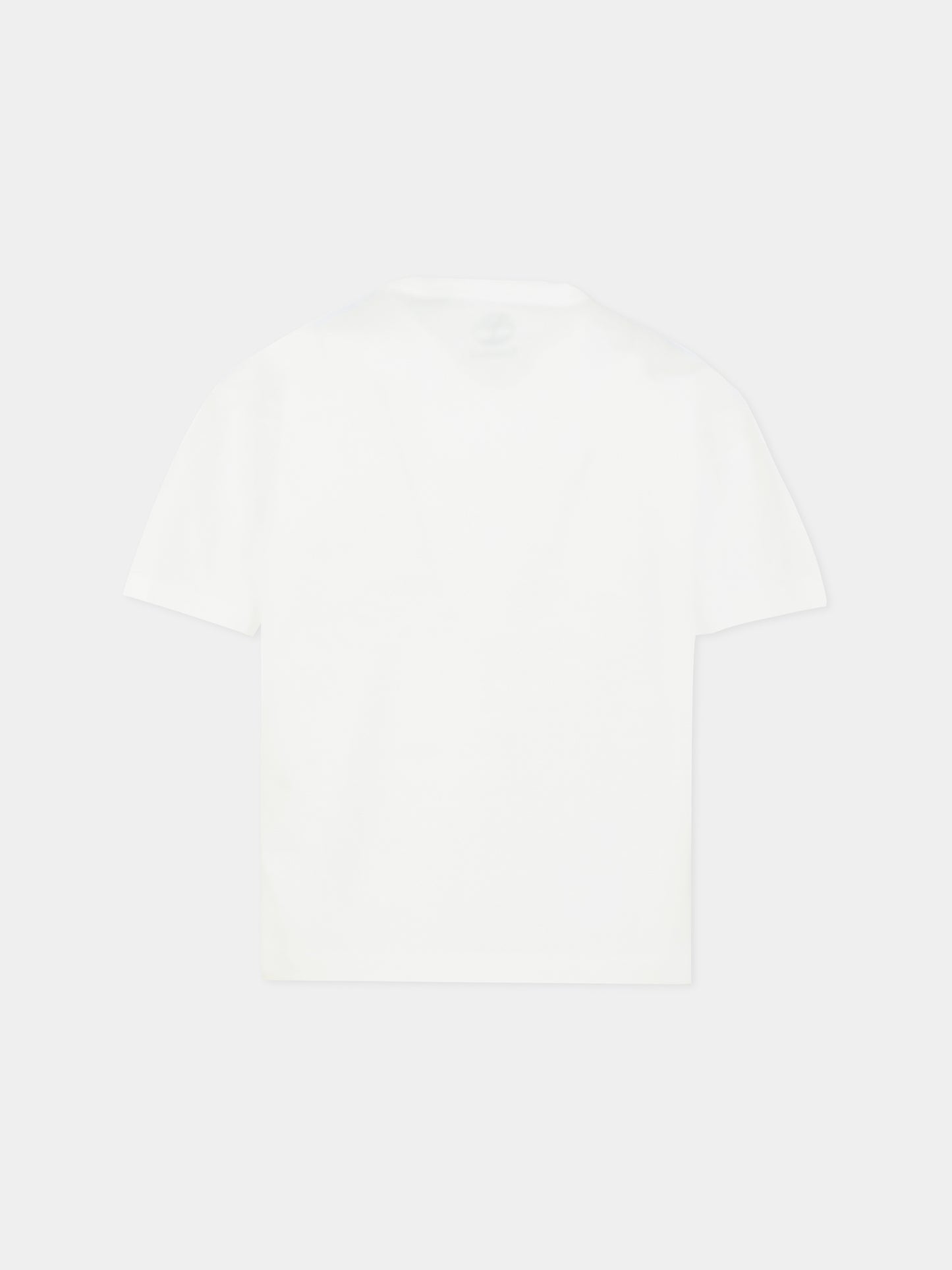 T-shirt bianca per bambino con orso,Timberland,T60536 10P