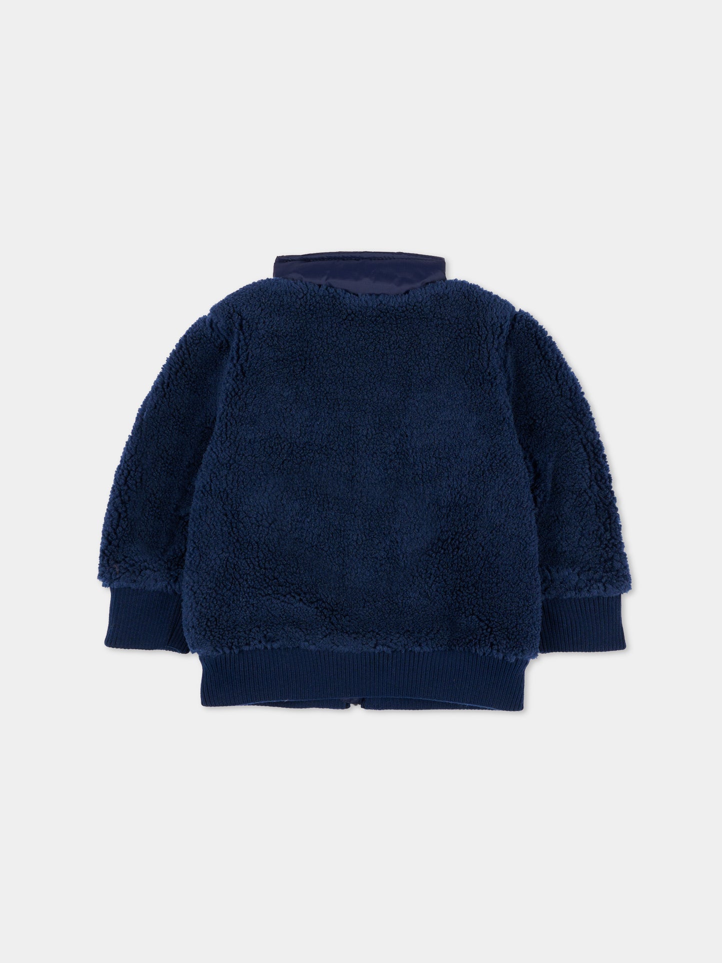 Ecopelliccia blu per neonato con logo,Timberland,T60594 85T