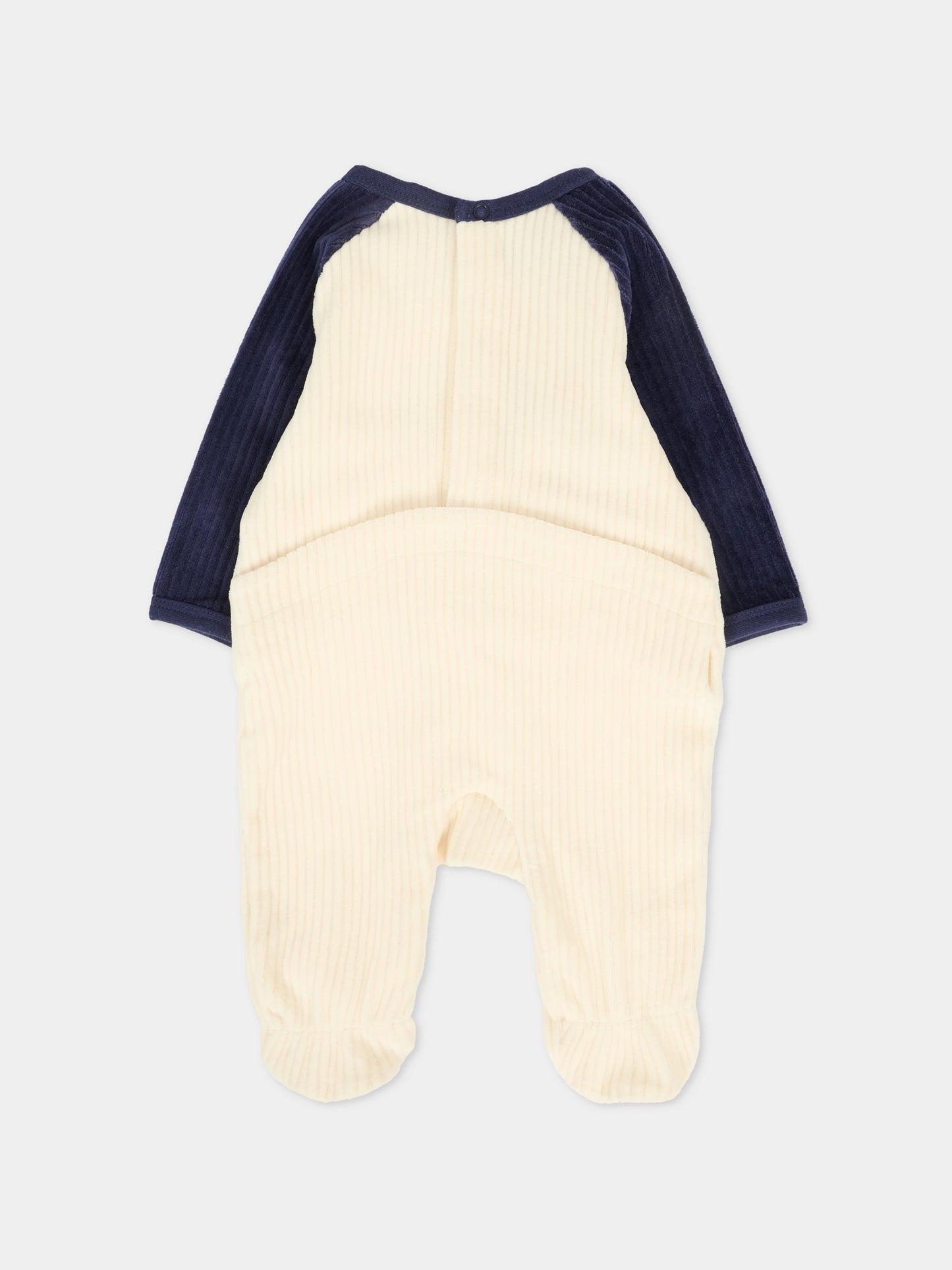 Set tutine avorio per neonato con stampa animali,Timberland,T60630 127