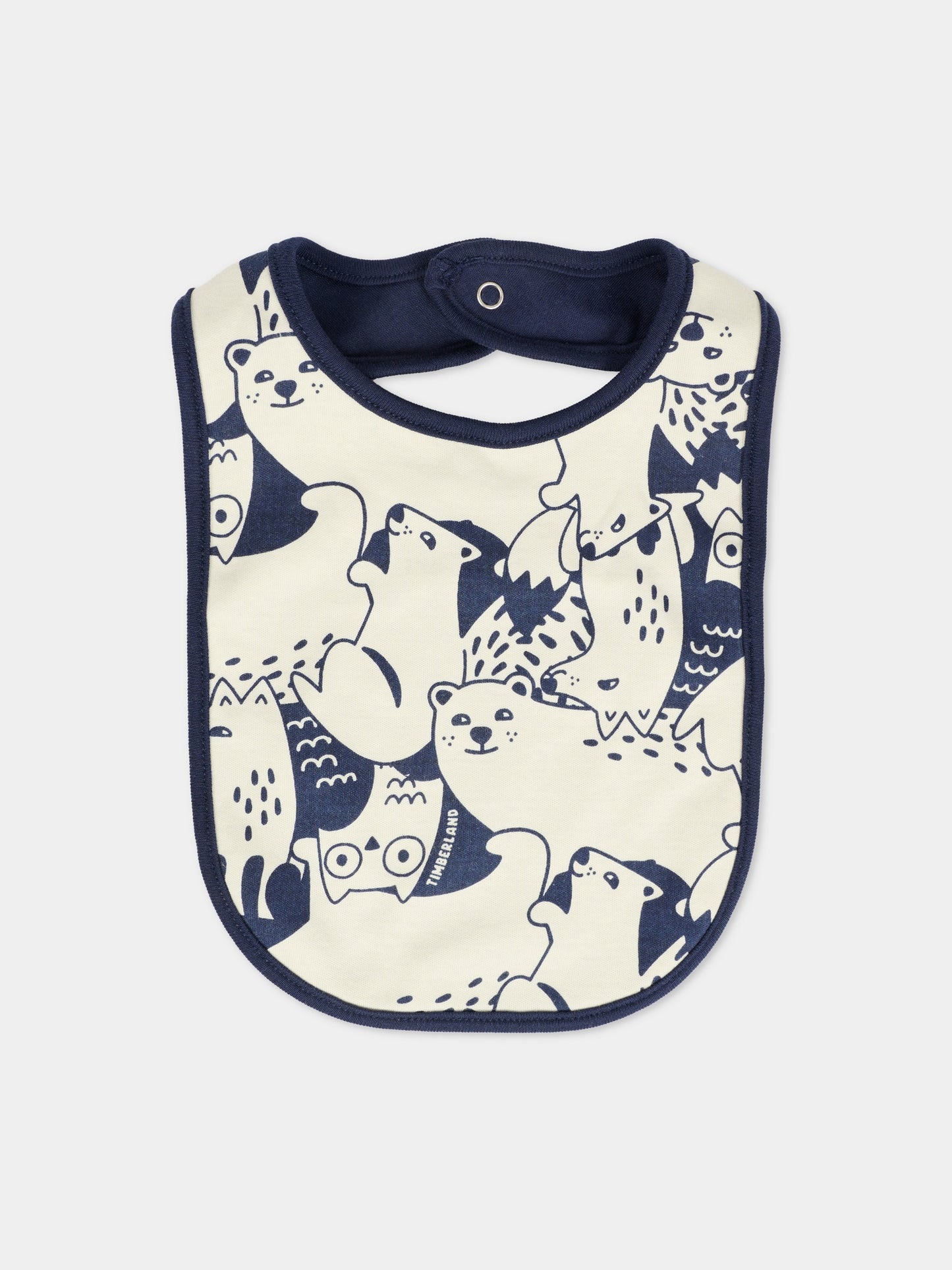 Set tutine avorio per neonato con stampa animali,Timberland,T60630 127