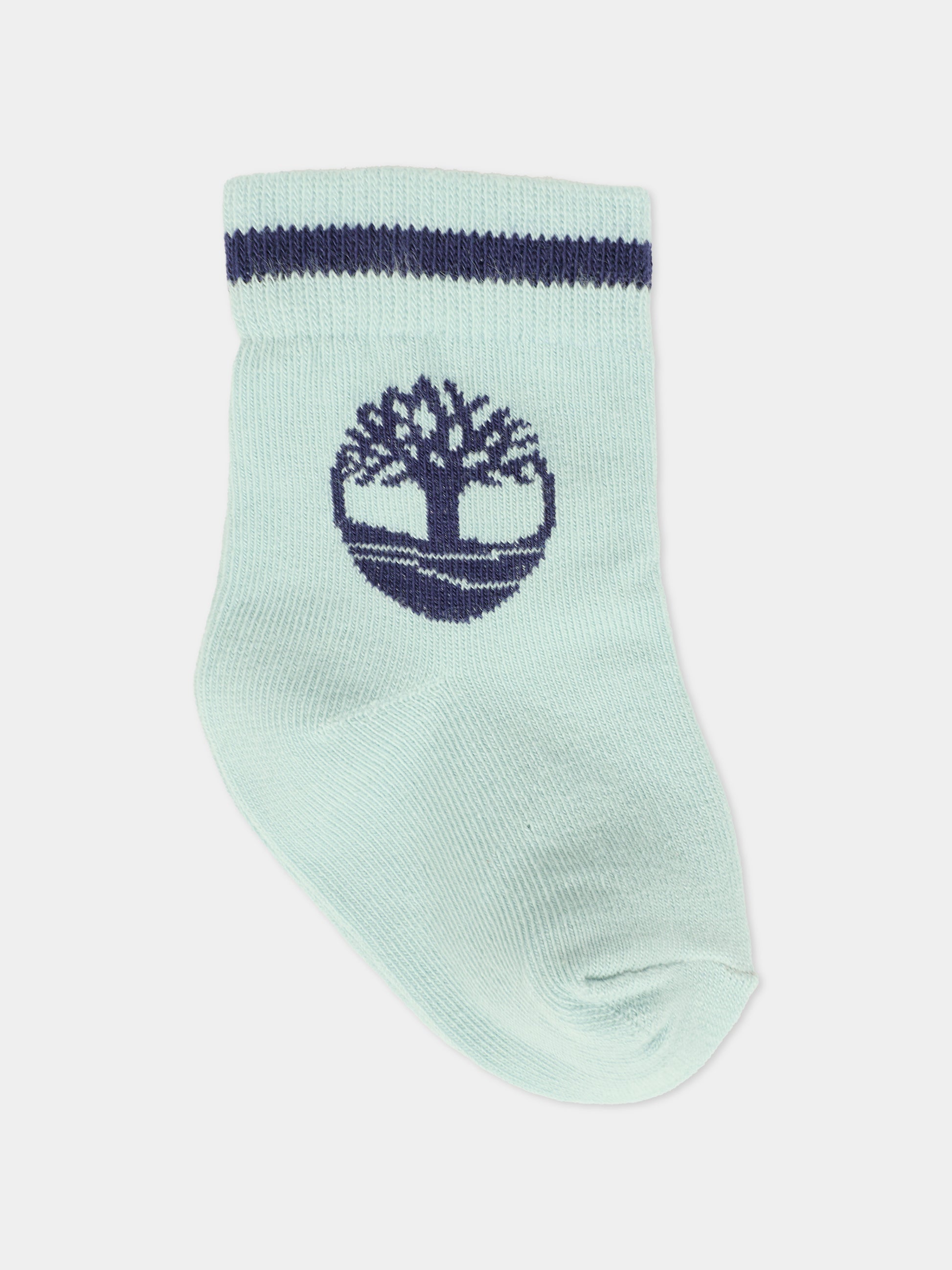 Set calze multicolor per neonato con logo,Timberland,T60735 85T