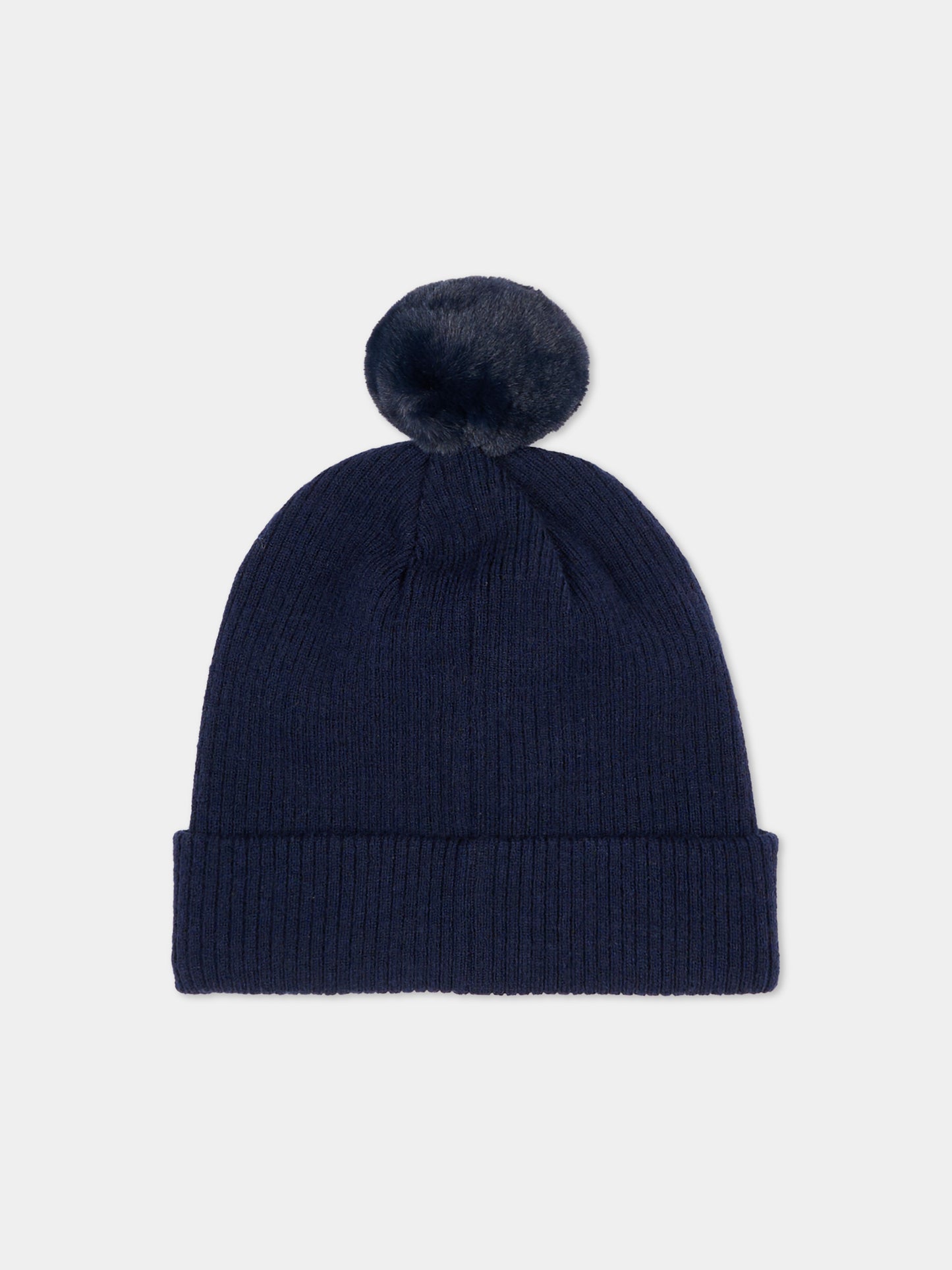 Berretto blu per neonato con logo,Timberland,T60739 85T