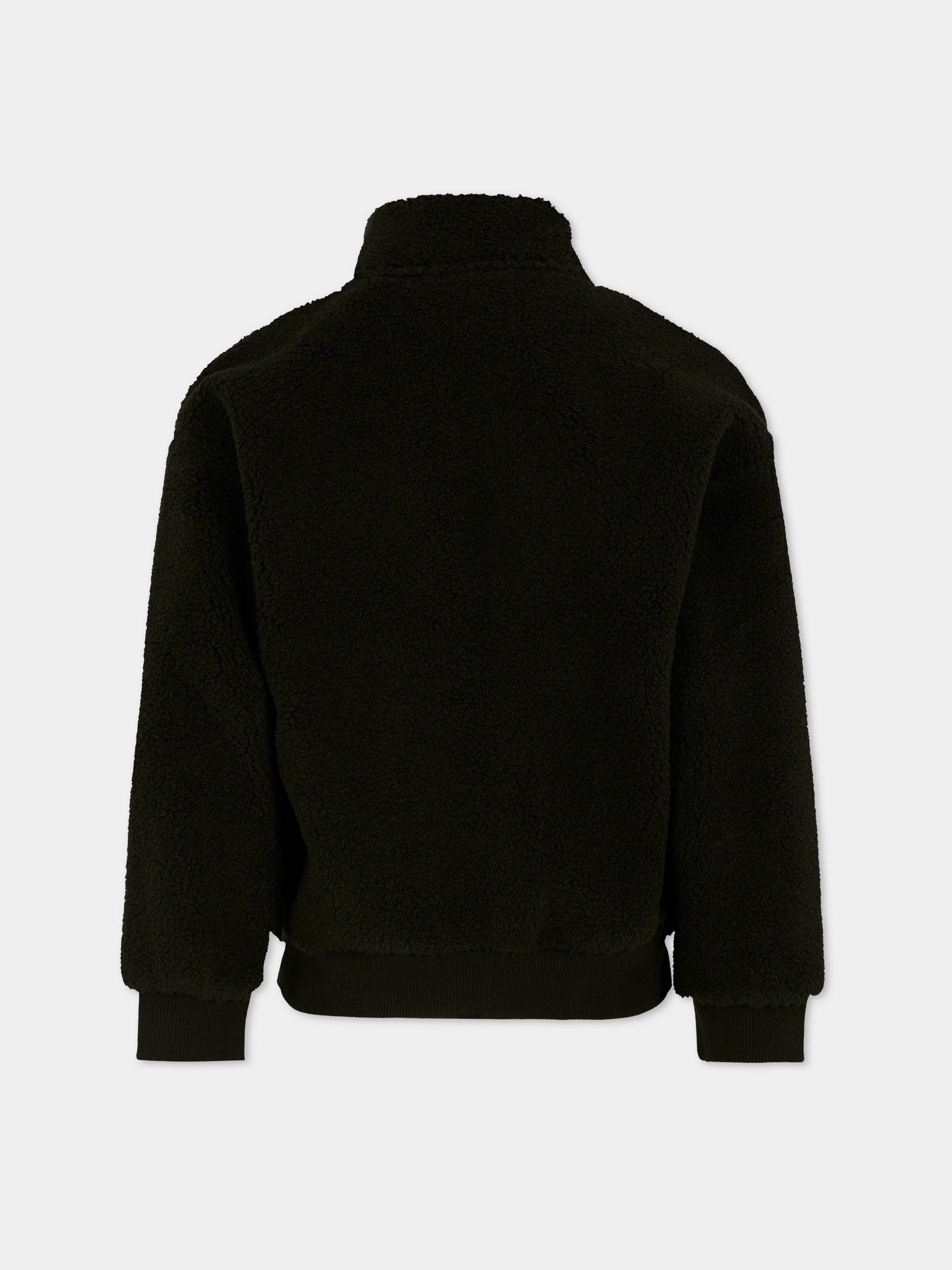 Ecopelliccia nera per bambino con logo,Timberland,T60757 09B