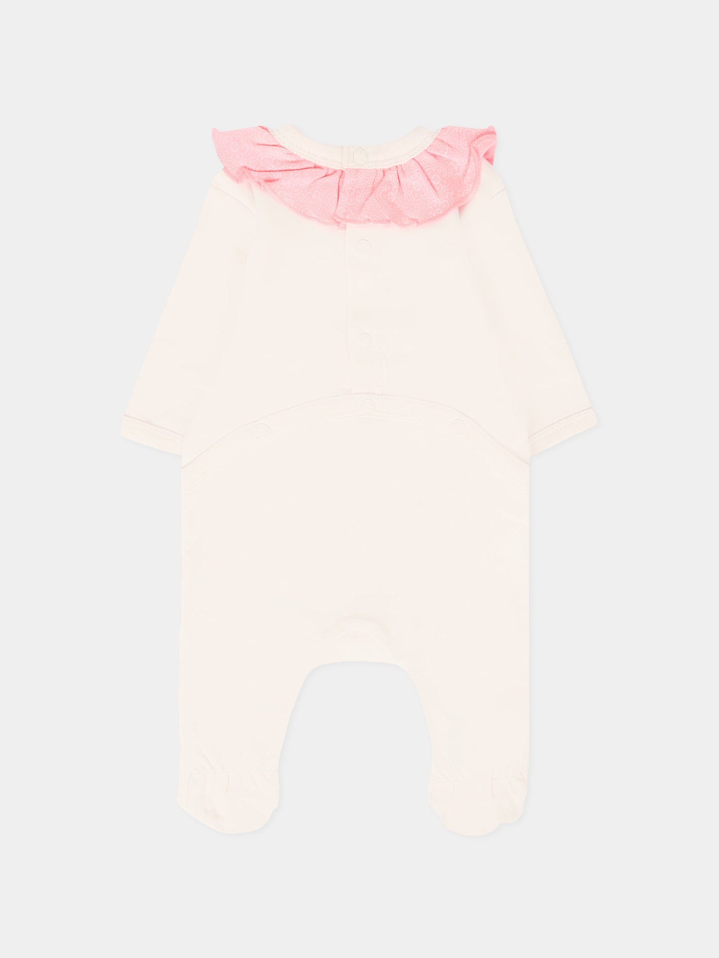 Tutina rosa per neonata con tigre,Kenzo Kids,K61238 47R
