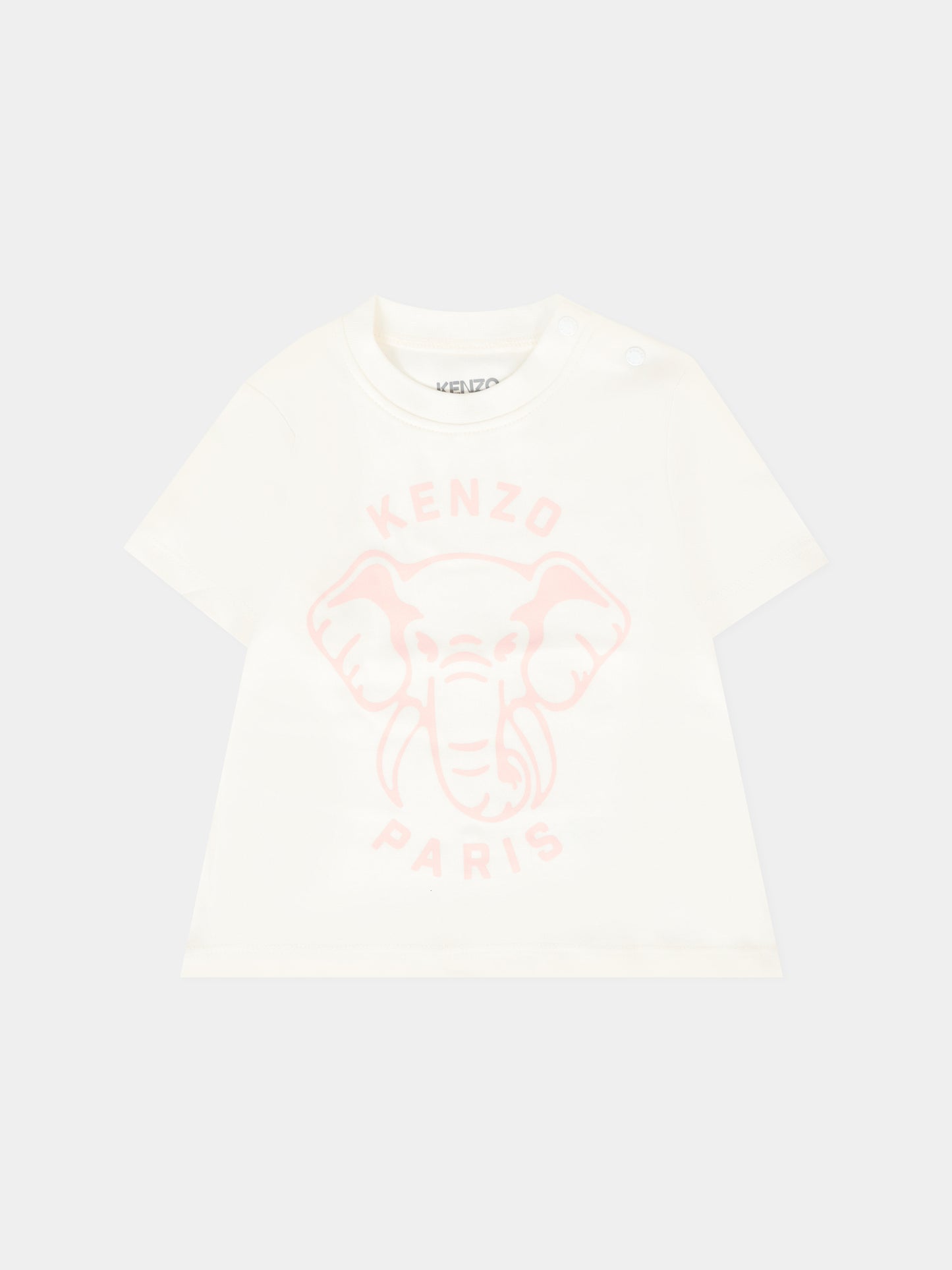 Completo rosa per neonata con elefante,Kenzo Kids,K61252 46T
