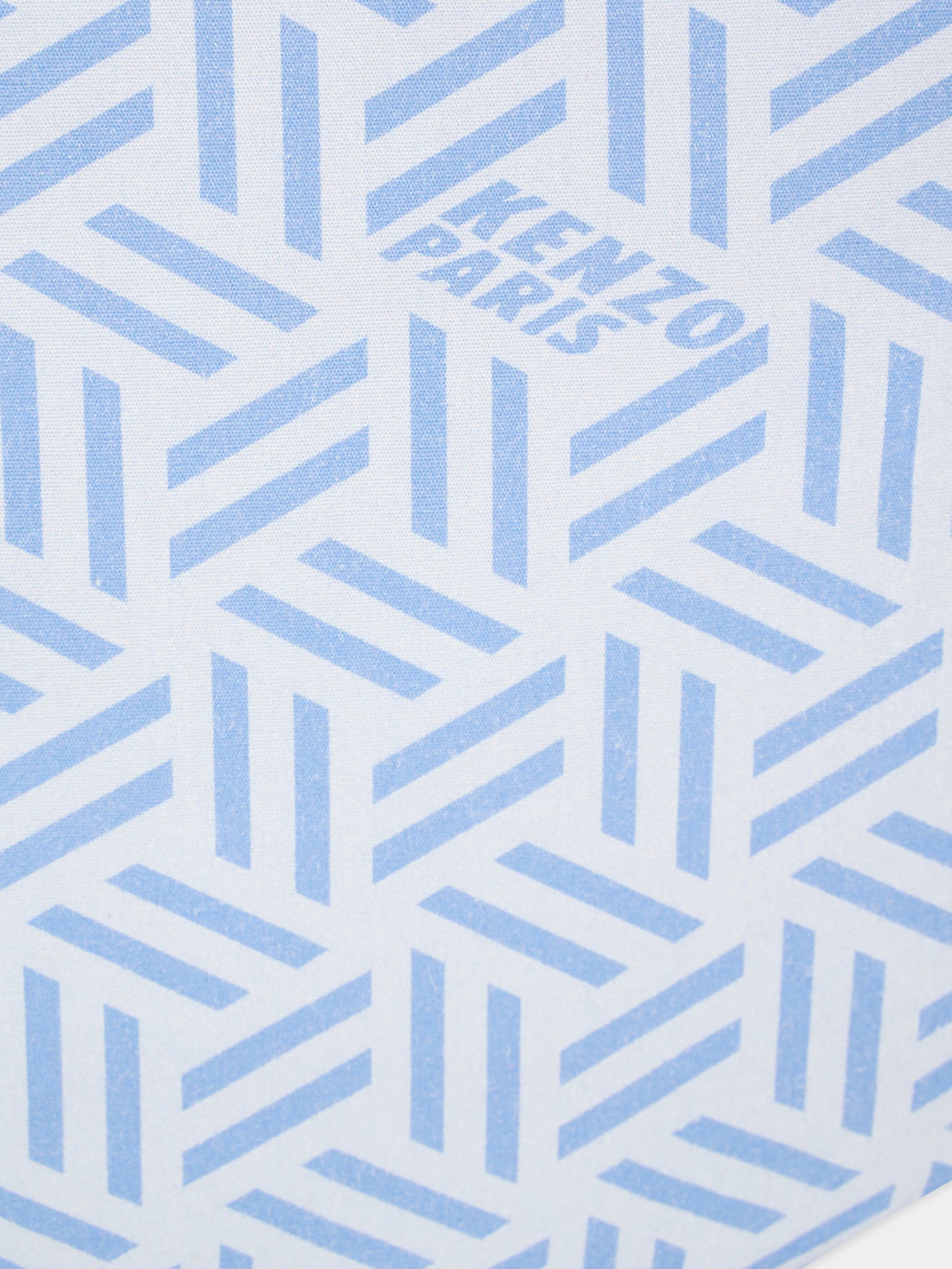 Sacco nanna azzurro per neonato con motivo geometrico,Kenzo Kids,K61254 771