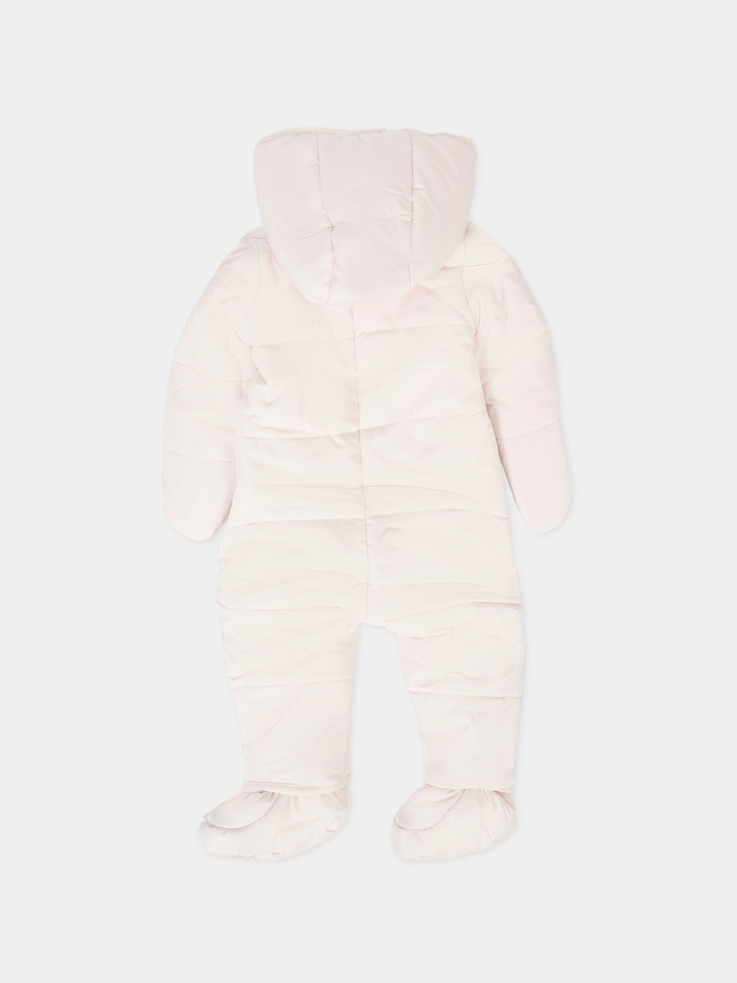 Piumino rosa per neonata con elefante,Kenzo Kids,K61255 47R