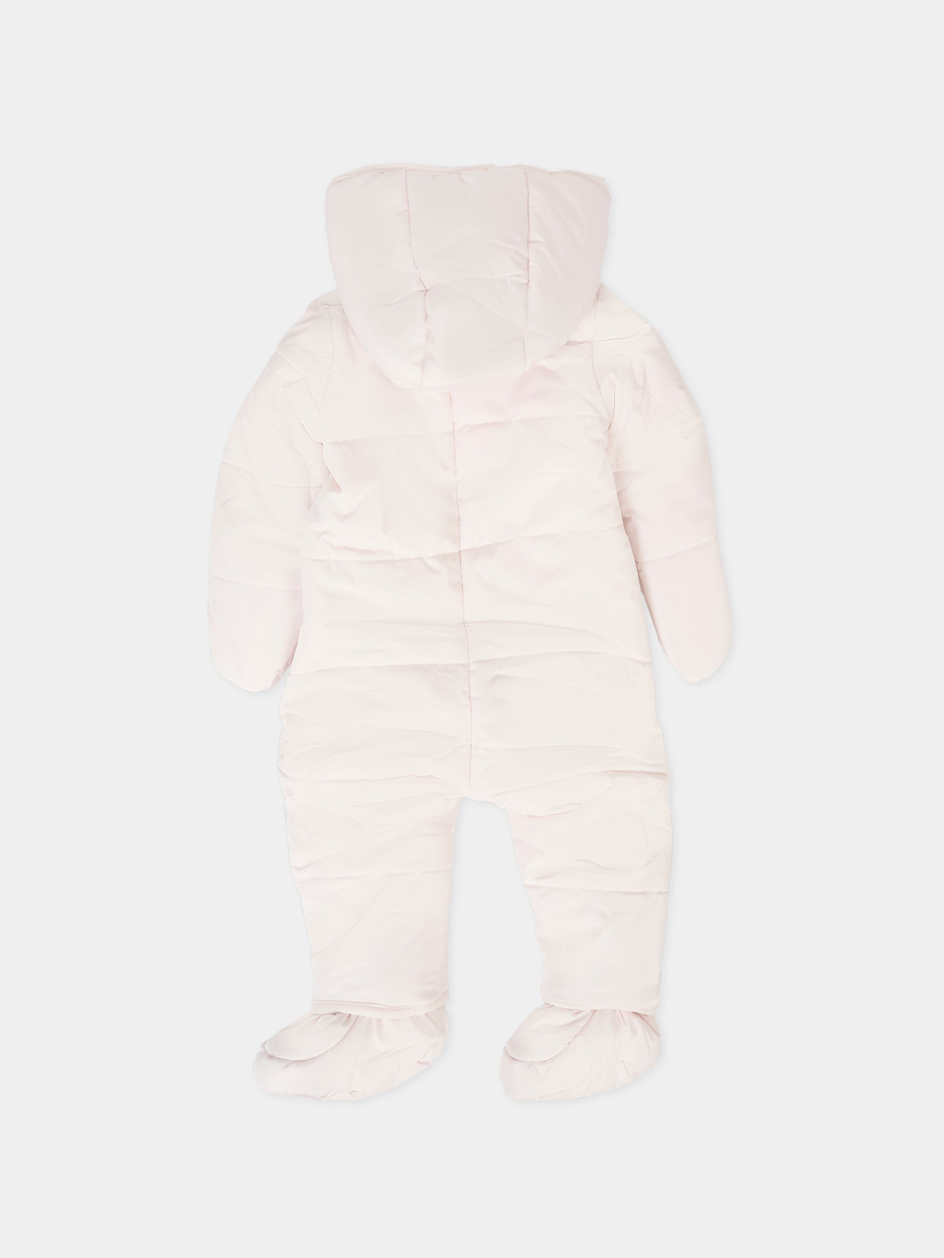 Piumino rosa per neonata con elefante,Kenzo Kids,K61255 47R