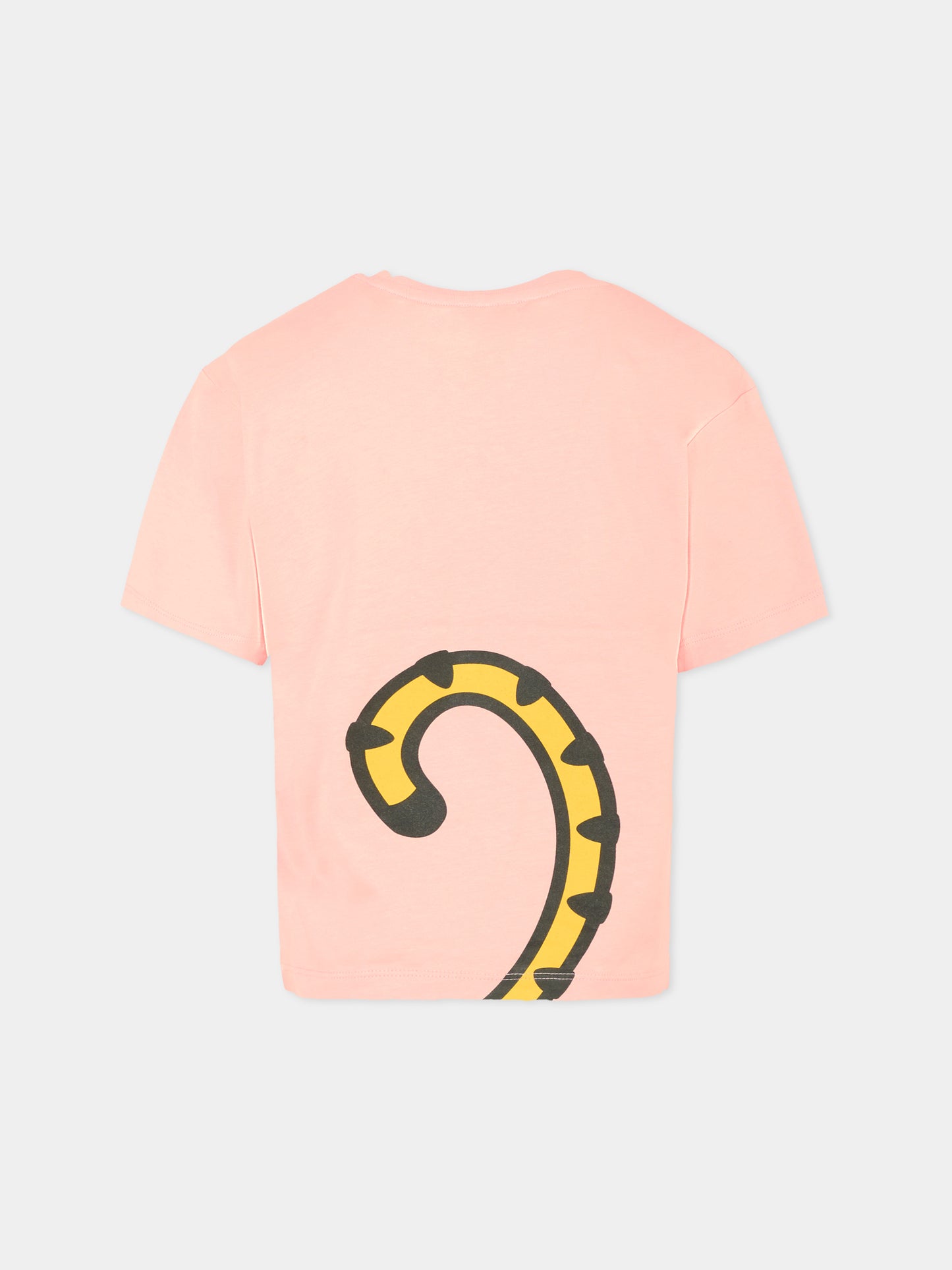 T-shirt rosa per bambina con Kotora,Kenzo Kids,K61379 47H