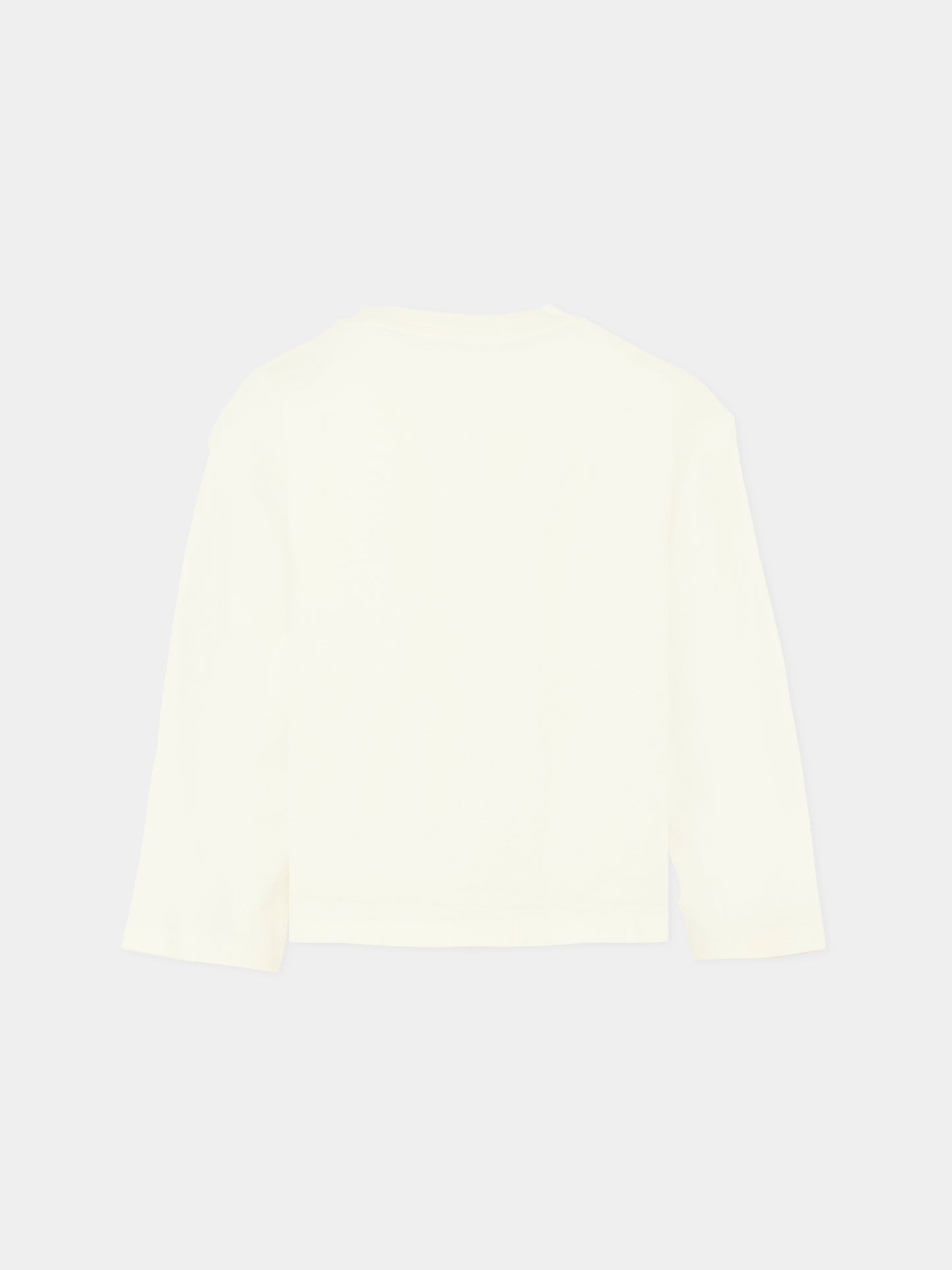 T-shirt bianca per bambino con tigre,Kenzo Kids,K61448 117