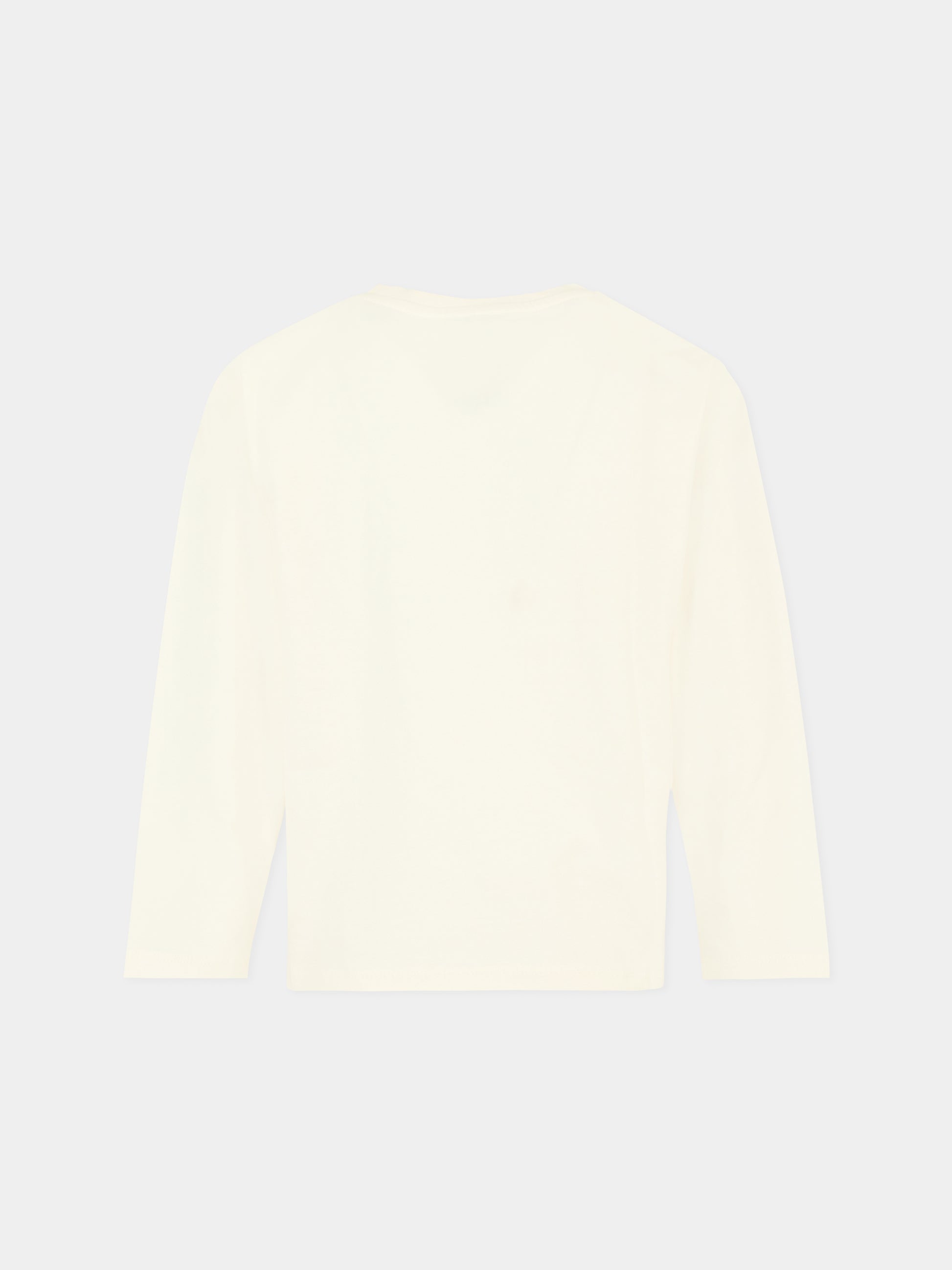 T-shirt avorio per bambini con logo,Kenzo Kids,K61496 117