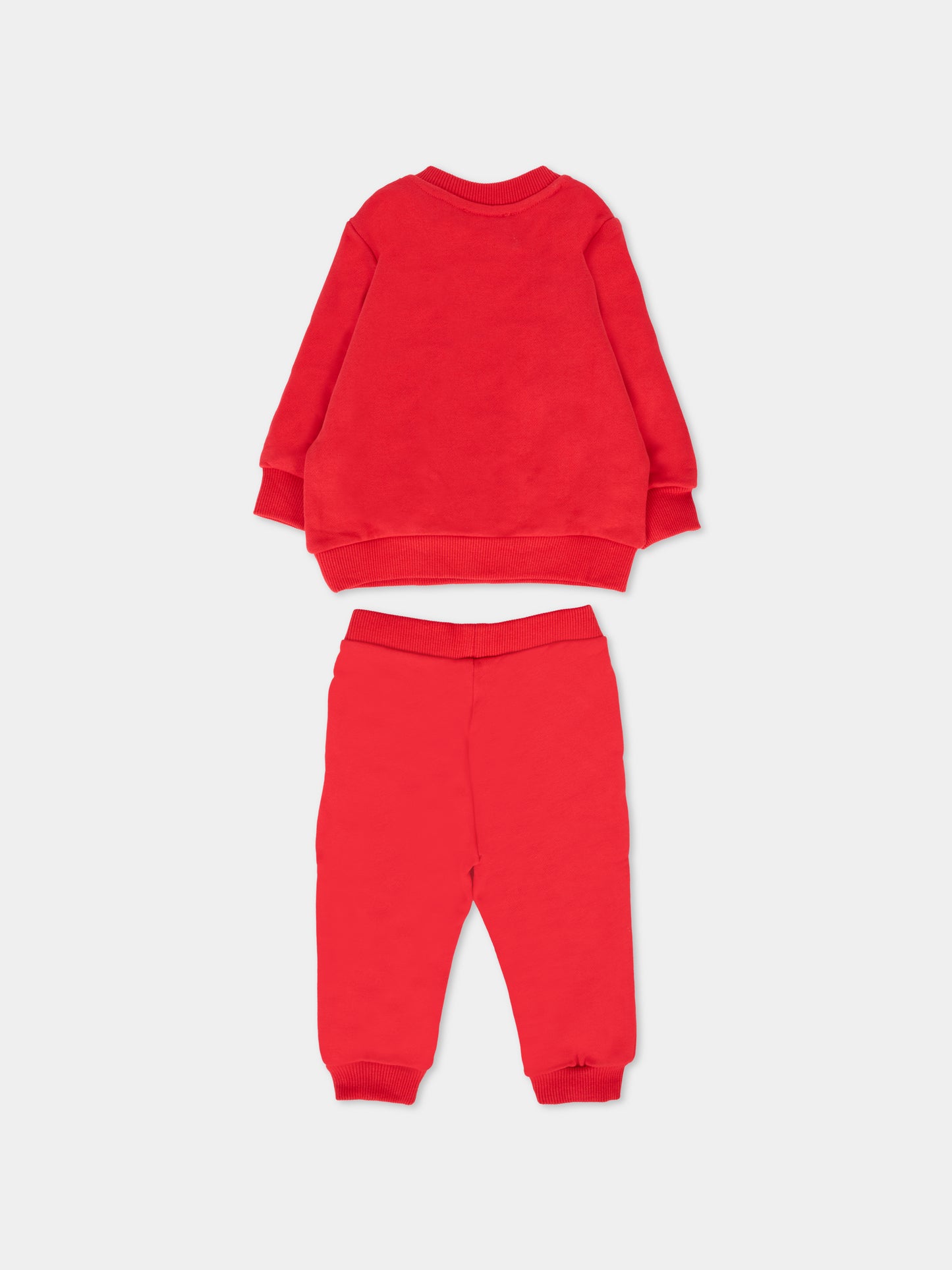 Completo rosso per neonato con Lucky Tiger,Kenzo Kids,K61502 968
