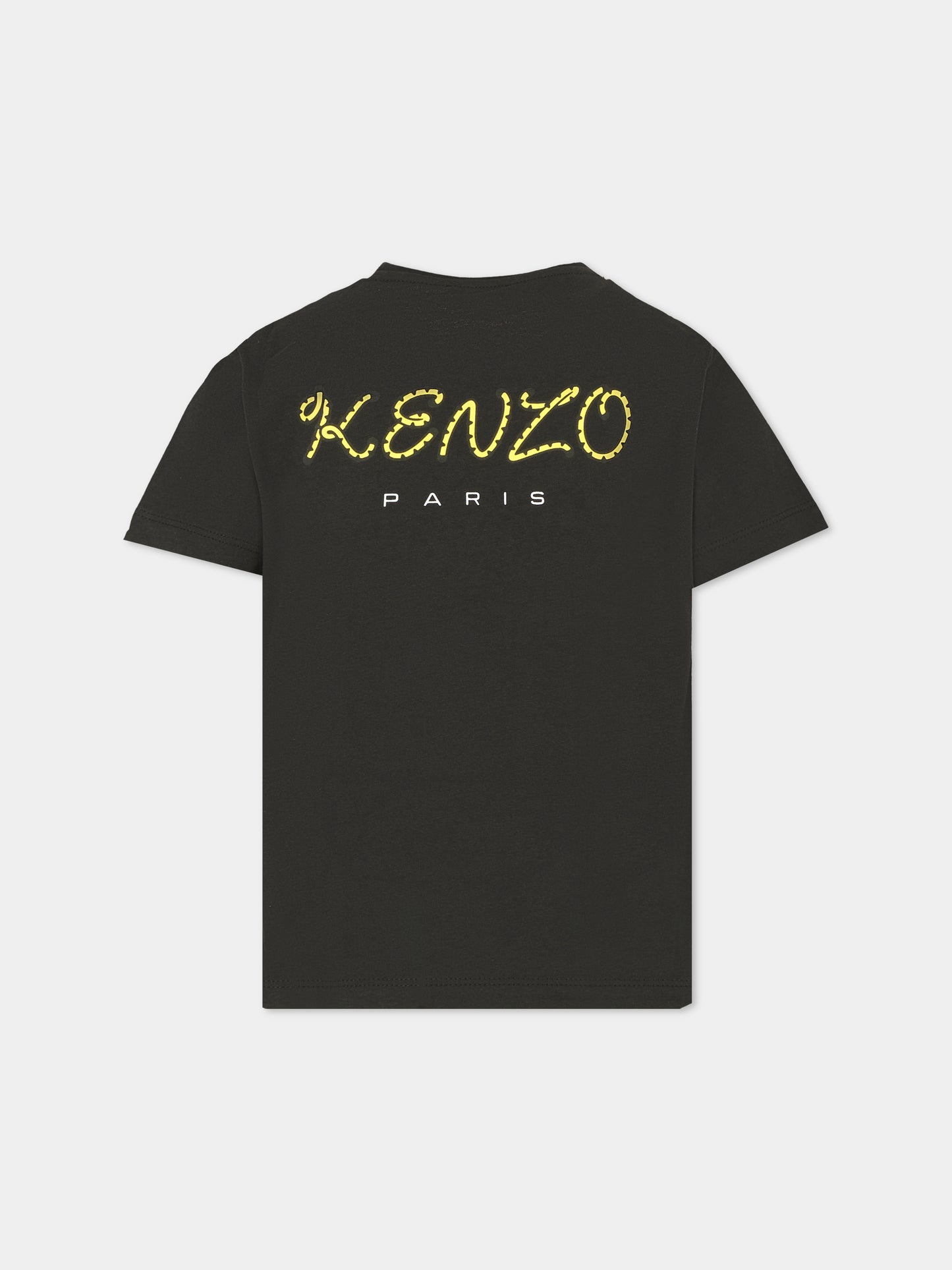 T-shirt blu per bambino con Kotora,Kenzo Kids,K61506 095