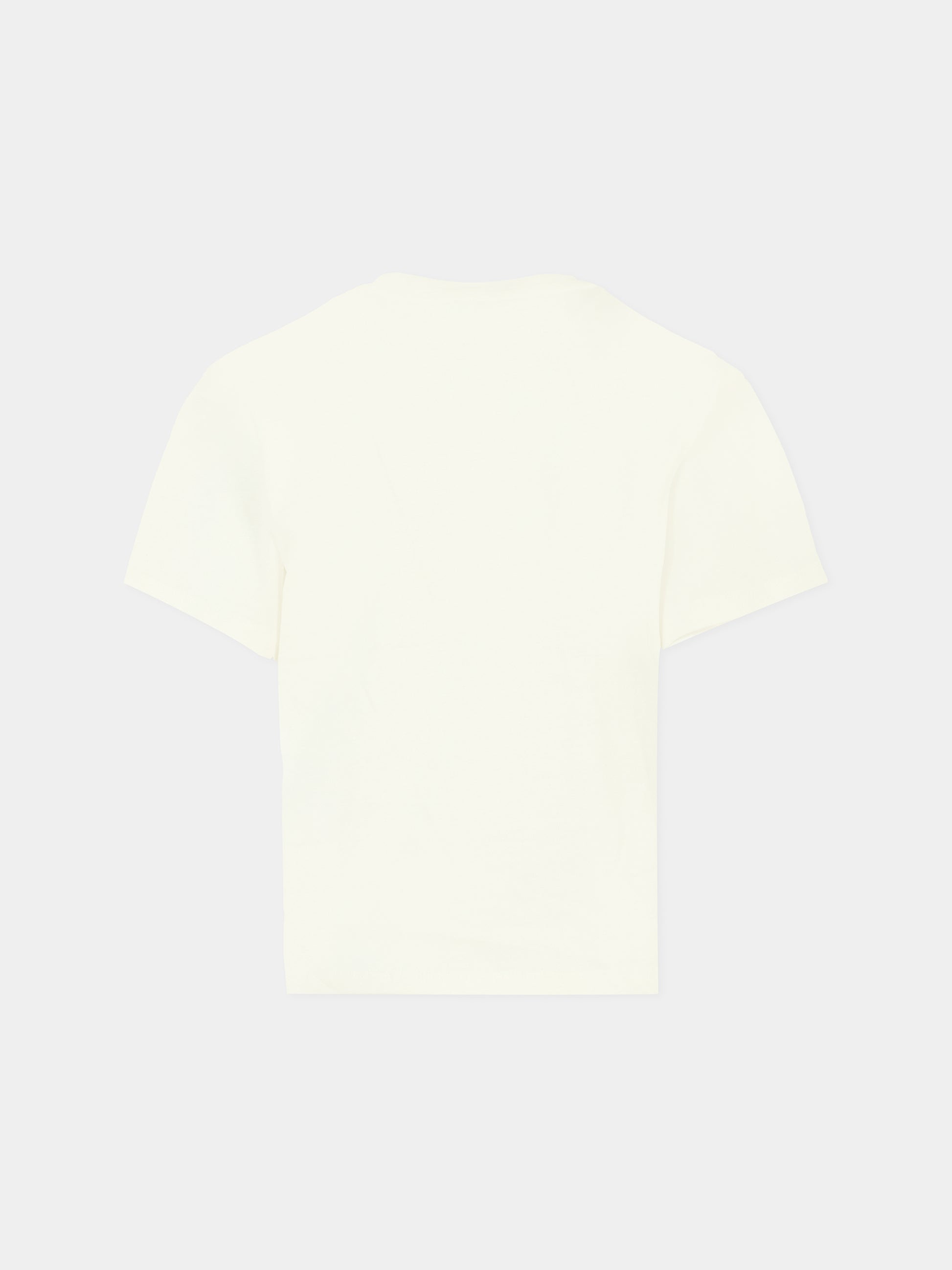 T-shirt avorio per bambini con logo,Kenzo Kids,K61508 117