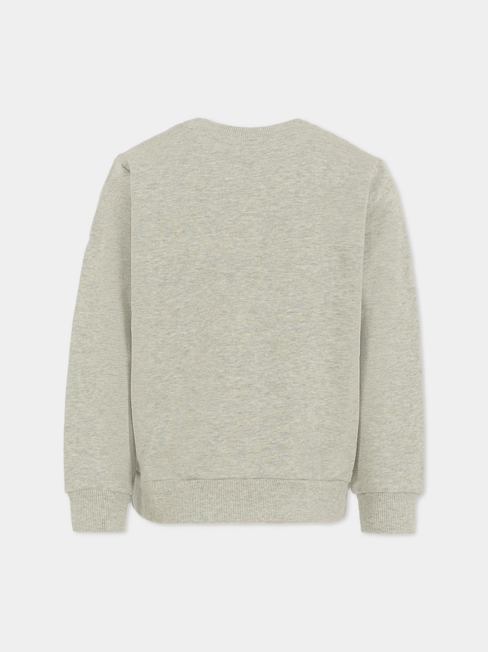 Felpa grigia per bambini con Lucky Tiger,Kenzo Kids,K61509 A55