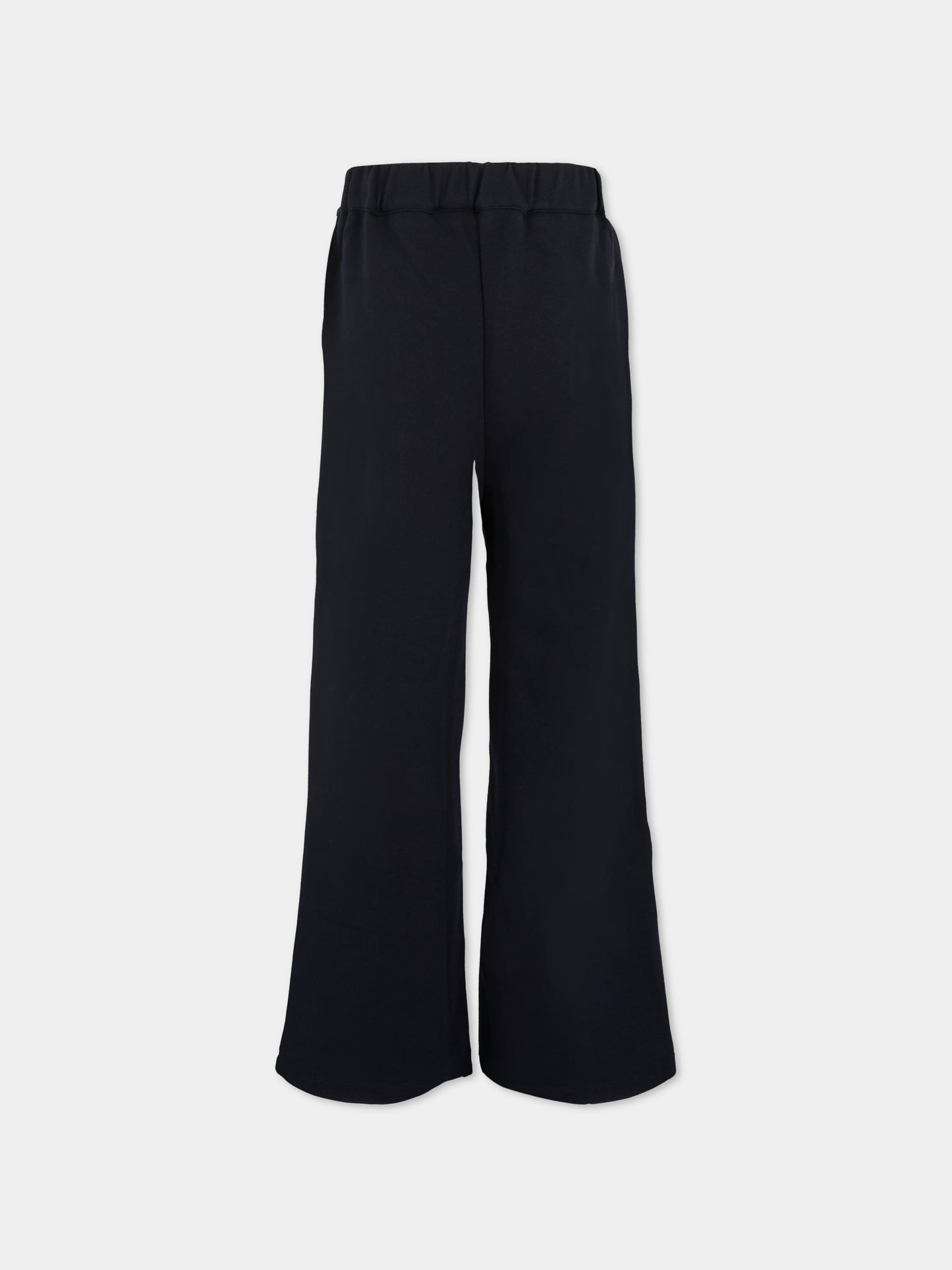 Pantaloni blu per bambina con logo dorato,Chloé Kids,C20630 859