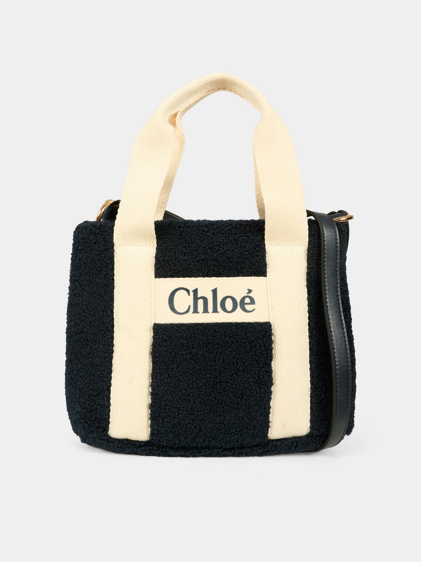 Borsa blu per bambina con logo,Chloé Kids,C20688 859
