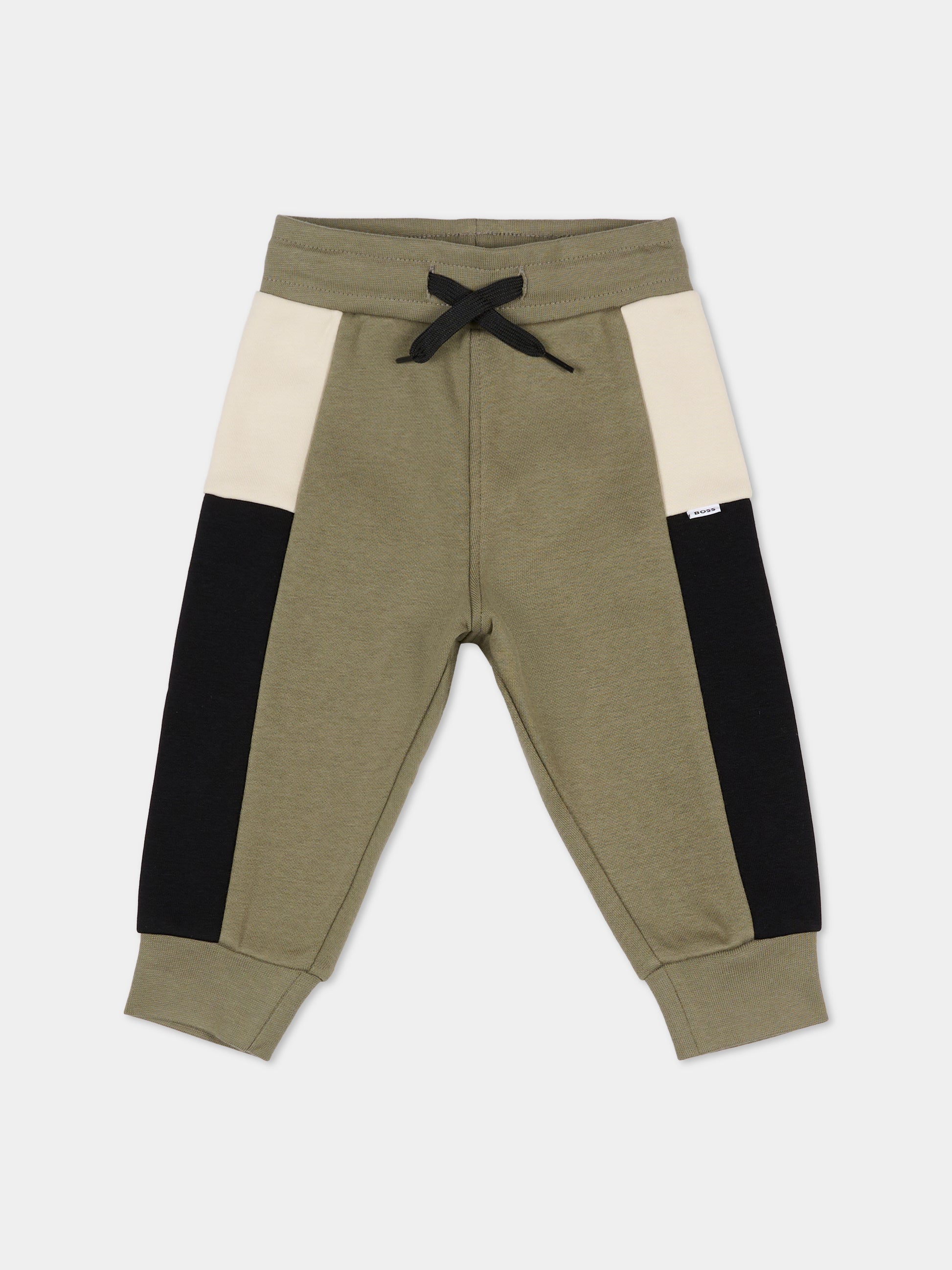 Pantaloni verdi per neonato,Boss,J52429 724