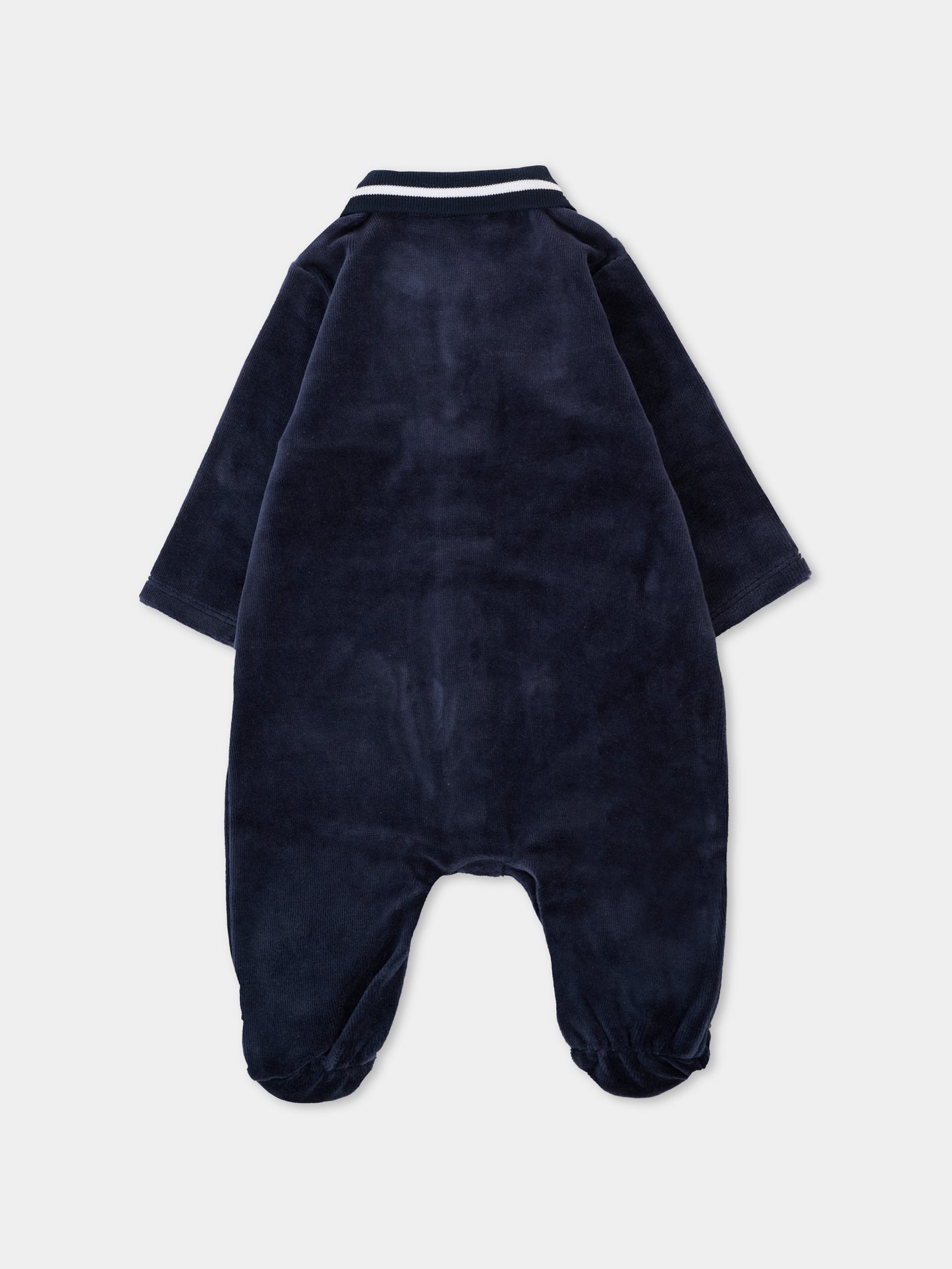 Tutina blu per neonato con logo,Boss,J52522 849